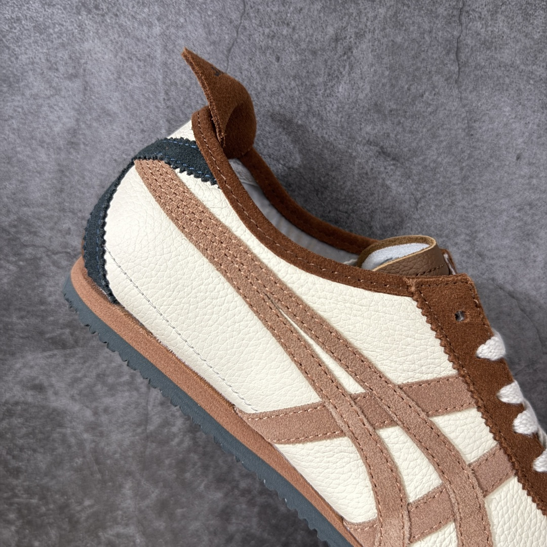 图片[7]-【最强毒版】Onitsuka Tiger Mexico 66 亚瑟士鬼冢虎复古经典板鞋 平台专供 充正版本 保证每个配色都是采购原鞋开发 采用原厂材料 全头层纳帕细纹皮面 质感无敌 全新玻璃刀切割皮料 超高清洁度 纹路、色泽、皮心颜色 质感百分百还原 海外订单工厂出品 超成熟稳定的做工品控 原装全套纸板楦头开发 原汁原味 完美呈现版型 私模正确鞋底咬花纹路 一比一鞋头弧度高度鞋身弧度 绝不口嗨 细节品控鞋型随意秒杀市面 原档咬花纹路私模大底 一个单元有六个三角形 总体形拼接呈现花瓣状 官方四联吊牌 原装Ortholite轻量化鞋垫 原盒原配 质保卡 说明书 钢印防尘纸 纸板中底带钢印 乳胶组合鞋垫带足弓 支持全方位的对比专柜 尺码：35 36 37 37.5 38 39 39.5 40 40.5 41.5 42 42.5 43.5 44 44.5 45-选品中心