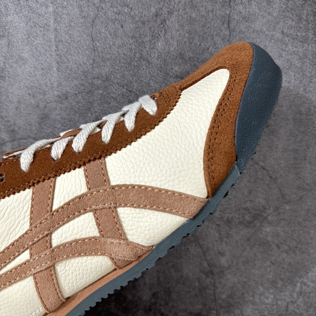 图片[6]-【最强毒版】Onitsuka Tiger Mexico 66 亚瑟士鬼冢虎复古经典板鞋 平台专供 充正版本 保证每个配色都是采购原鞋开发 采用原厂材料 全头层纳帕细纹皮面 质感无敌 全新玻璃刀切割皮料 超高清洁度 纹路、色泽、皮心颜色 质感百分百还原 海外订单工厂出品 超成熟稳定的做工品控 原装全套纸板楦头开发 原汁原味 完美呈现版型 私模正确鞋底咬花纹路 一比一鞋头弧度高度鞋身弧度 绝不口嗨 细节品控鞋型随意秒杀市面 原档咬花纹路私模大底 一个单元有六个三角形 总体形拼接呈现花瓣状 官方四联吊牌 原装Ortholite轻量化鞋垫 原盒原配 质保卡 说明书 钢印防尘纸 纸板中底带钢印 乳胶组合鞋垫带足弓 支持全方位的对比专柜 尺码：35 36 37 37.5 38 39 39.5 40 40.5 41.5 42 42.5 43.5 44 44.5 45-选品中心