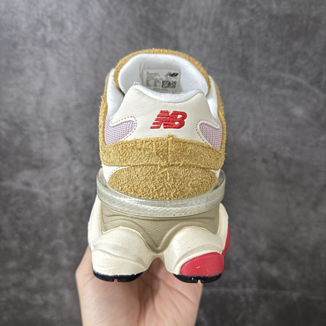 图片[4]-【纯原版】 New Balance NB9060 联名款 复古休闲运动慢跑鞋 U9060EGA 全套原楦原纸板原厂数据开发 进口三明治网面 原装进口翻毛皮料正确绒感卡色 正确中底拉帮中底网布细节 原厂标裁 带紫光防伪 定制后跟透明水晶模块 冲裁组合 大底贴合程度胶水上色把控完美 整洁度挑战全网艺术家 多道序QC把关品质完善 匠心打造 耗时两个月开发完成 工艺极其复杂难度可想而知 新开独立私模大底 全网唯一正确六层组合大底 高端零售专供产物 尺码：36 37 37.5 38 38.5 39 40 40.5 41-选品中心