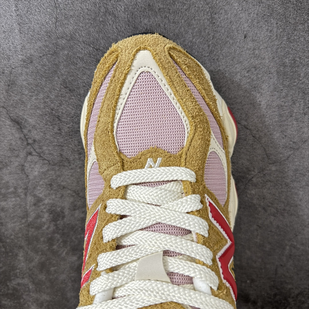 图片[5]-【纯原版】 New Balance NB9060 联名款 复古休闲运动慢跑鞋 U9060EGA 全套原楦原纸板原厂数据开发 进口三明治网面 原装进口翻毛皮料正确绒感卡色 正确中底拉帮中底网布细节 原厂标裁 带紫光防伪 定制后跟透明水晶模块 冲裁组合 大底贴合程度胶水上色把控完美 整洁度挑战全网艺术家 多道序QC把关品质完善 匠心打造 耗时两个月开发完成 工艺极其复杂难度可想而知 新开独立私模大底 全网唯一正确六层组合大底 高端零售专供产物 尺码：36 37 37.5 38 38.5 39 40 40.5 41-选品中心