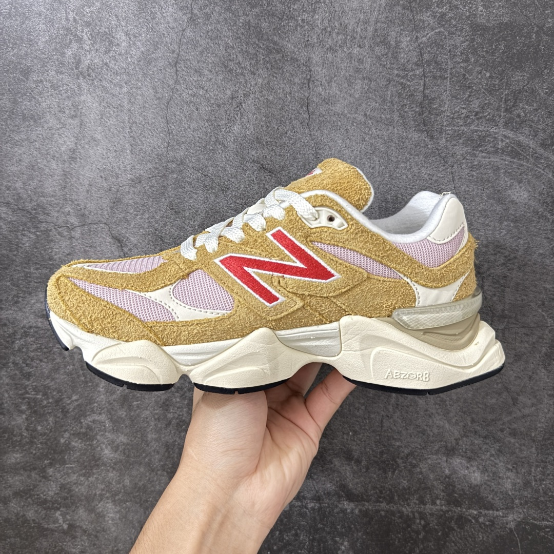 图片[2]-【纯原版】 New Balance NB9060 联名款 复古休闲运动慢跑鞋 U9060EGA 全套原楦原纸板原厂数据开发 进口三明治网面 原装进口翻毛皮料正确绒感卡色 正确中底拉帮中底网布细节 原厂标裁 带紫光防伪 定制后跟透明水晶模块 冲裁组合 大底贴合程度胶水上色把控完美 整洁度挑战全网艺术家 多道序QC把关品质完善 匠心打造 耗时两个月开发完成 工艺极其复杂难度可想而知 新开独立私模大底 全网唯一正确六层组合大底 高端零售专供产物 尺码：36 37 37.5 38 38.5 39 40 40.5 41-选品中心