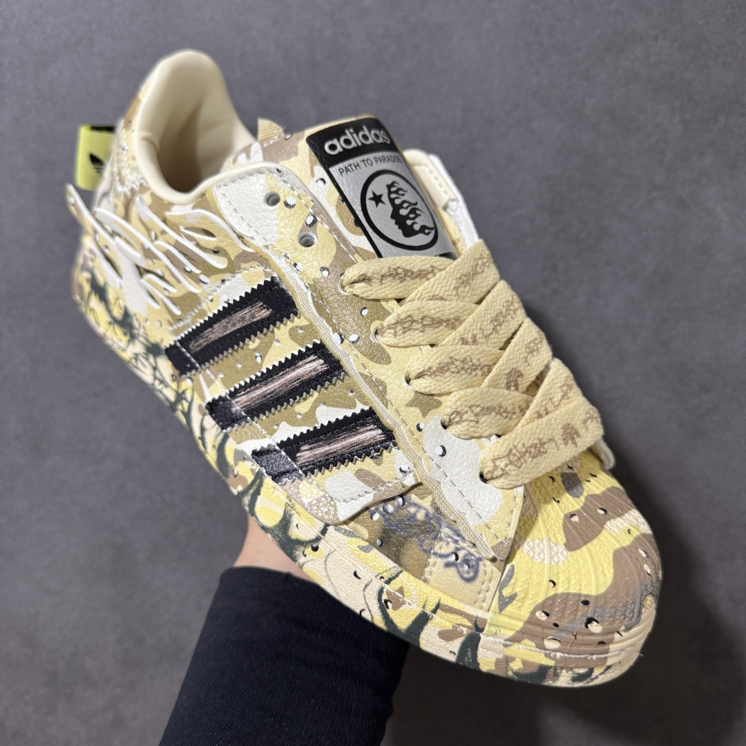 图片[3]-【公司级】Hellstar x adidas Superstar II 阿迪达斯联名款贝壳头男女板鞋 货号：KI2932 尺码：36 36⅔ 37⅓ 38 38⅔ 39⅓ 40 40⅔ 41⅓ 42 42⅔ 43⅓ 44 45-选品中心