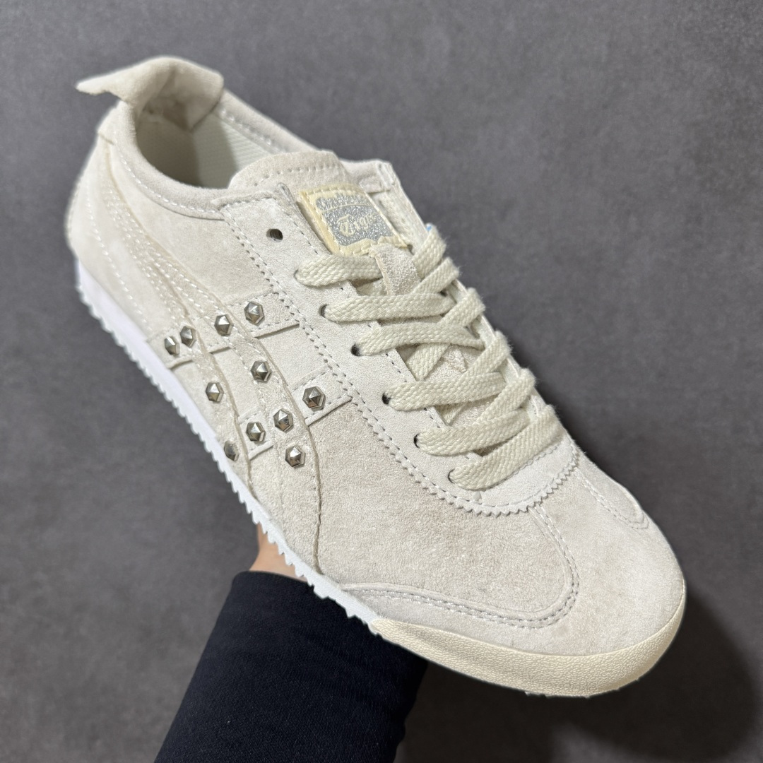 图片[3]-【公司级】Asics/亚瑟士 男女鞋 日产经典老牌-鬼塚虎/Onitsuka Tiger Mexico 66®经典墨西哥系列复古经典百搭板鞋休闲运动鞋慢跑鞋。 采用柔软皮革拼接鞋面，超国标含胶率耐磨耐弯折RB大底。产品从款式颜色造型上体现出追求舒适和细节的完美。鞋类更是推崇手工制作的严谨，融舒适性与可穿性的设计风格。注重细节的完美和别致魅力，既保持稳重，又不失轻松的时尚感。 货号：1183A257 尺码： 36-45含半码-选品中心