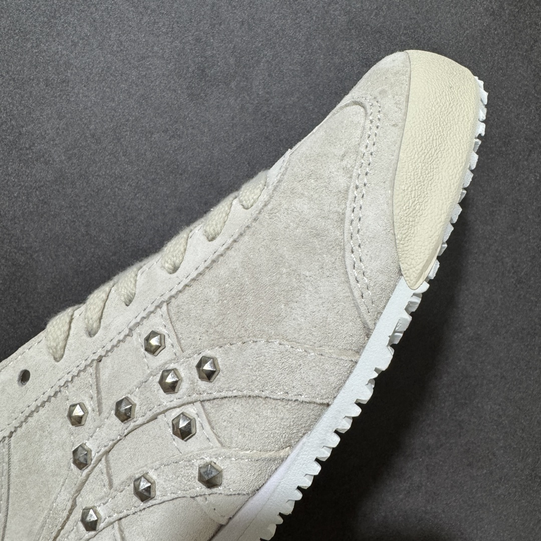 图片[5]-【公司级】Asics/亚瑟士 男女鞋 日产经典老牌-鬼塚虎/Onitsuka Tiger Mexico 66®经典墨西哥系列复古经典百搭板鞋休闲运动鞋慢跑鞋。 采用柔软皮革拼接鞋面，超国标含胶率耐磨耐弯折RB大底。产品从款式颜色造型上体现出追求舒适和细节的完美。鞋类更是推崇手工制作的严谨，融舒适性与可穿性的设计风格。注重细节的完美和别致魅力，既保持稳重，又不失轻松的时尚感。 货号：1183A257 尺码： 36-45含半码-选品中心