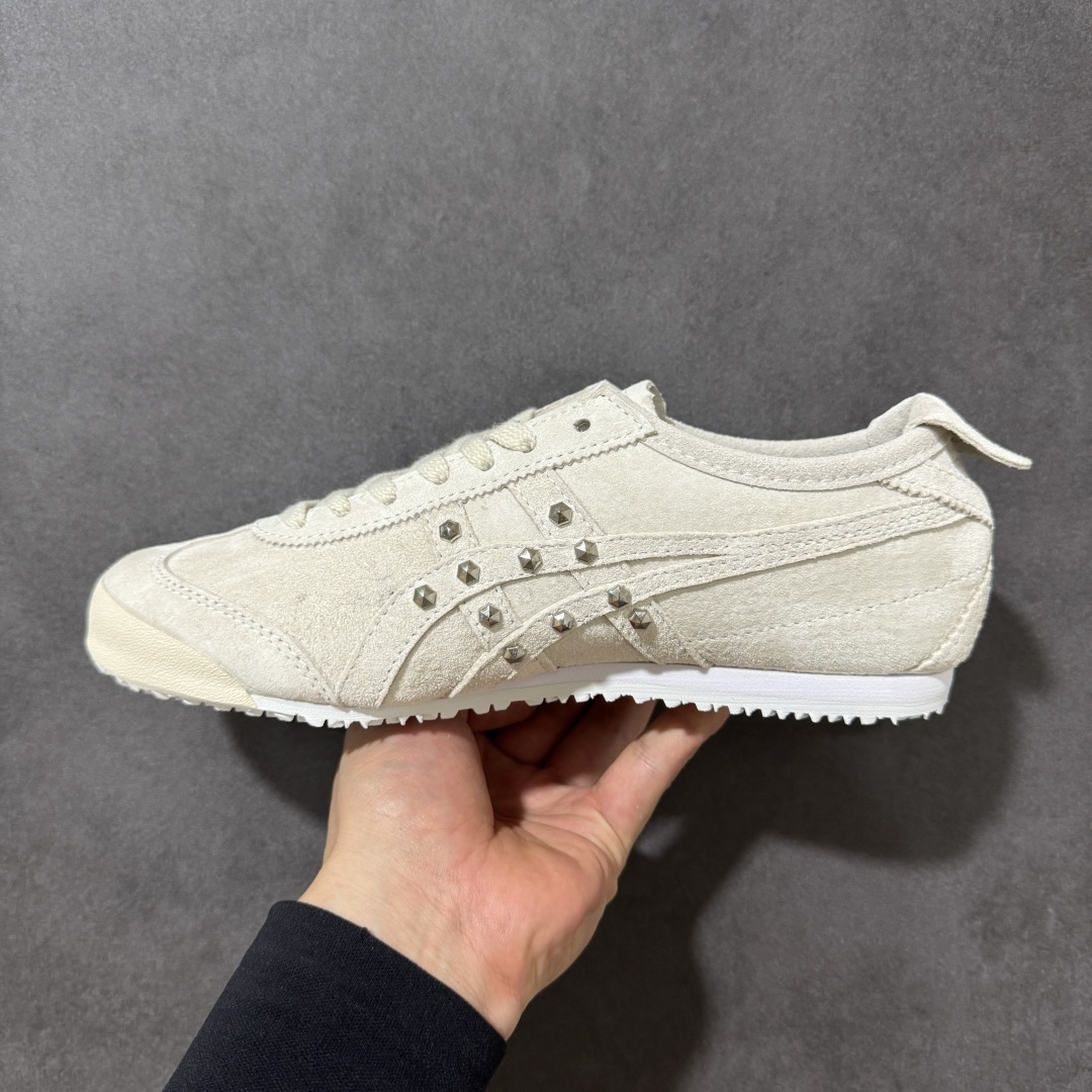 图片[2]-【公司级】Asics/亚瑟士 男女鞋 日产经典老牌-鬼塚虎/Onitsuka Tiger Mexico 66®经典墨西哥系列复古经典百搭板鞋休闲运动鞋慢跑鞋。 采用柔软皮革拼接鞋面，超国标含胶率耐磨耐弯折RB大底。产品从款式颜色造型上体现出追求舒适和细节的完美。鞋类更是推崇手工制作的严谨，融舒适性与可穿性的设计风格。注重细节的完美和别致魅力，既保持稳重，又不失轻松的时尚感。 货号：1183A257 尺码： 36-45含半码-选品中心