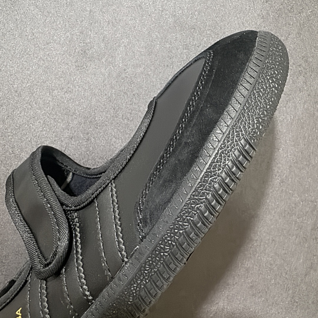 图片[5]-特价【公司级】Adidas Samba Janes阿迪达斯玛丽珍款板鞋懒人一脚蹬运动鞋 Adidas Samba Janes采用皮革材质，Adidas Samba Janes的设计融合了经典与现代元素。它采用了玛丽珍鞋的特色设计，如鞋面上的扣带和环扣装饰，同时保留了Samba鞋的经典三道杠设计和橡胶大底。这款鞋的鞋型修长，中足偏窄，整体贴合感强，适合标准脚型和宽脚型的人群‌ 货号：KZ8175 尺码：35 36 36.5 37 38 38.5 39 40 40.5 41 42-选品中心
