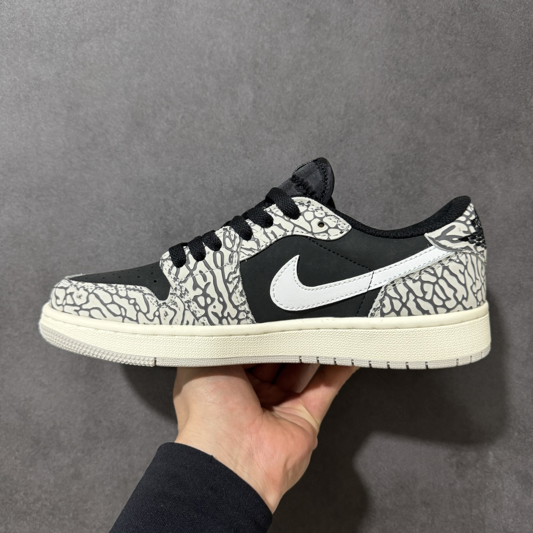 图片[2]-【H11纯原】Nike Air Jordan 1 Low SE AJ1 乔一 舒适贴合 防滑耐磨 低帮 复古篮球鞋 货号：CZ0858-001 尺码：36 36.5 37.5 38 38.5 39 40 40.5 41 42 42.5 43 44 45 46 #H11顶级纯原 纯原外贸平台特供订单 #全套原纸板楦头开发 #原厂特供材料配套加持 #确保原汁原味 完美呈现版型 #原档数据独家私模大底 #男女鞋同步官方开发至48.5 #原装进口轻量化鞋垫 #进口港宝加持 后跟自然饱满 还原公司包裹性 #鞋面采用原装数据贴合技术 #全方位贴合包裹脚型 #鞋跟部鞋底牵引设计 #提供强大的抓地性能 #更适应不同实战场地路面-选品中心