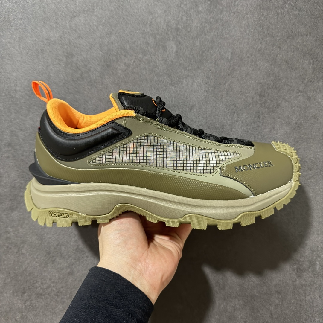 【BW版】Moncler 盟可睐/蒙口 Trailgrip GTX 网纱材质山地户外鞋 #鞋身采用Cordura防撕裂尼龙/Gore-Tex防水材质 中底内置全掌碳板 支撑性能拉满 侧边3M反光带 #大底采用RB MD 碳板 TPU 五层分离组合 鞋底搭载Vibram外底提供超强的抓地力和防滑性能 原装大盒包装 内赠Moncler徽章防层袋一副 货号：I109A4M00130M-2808P89 尺码：36-45带半码-选品中心