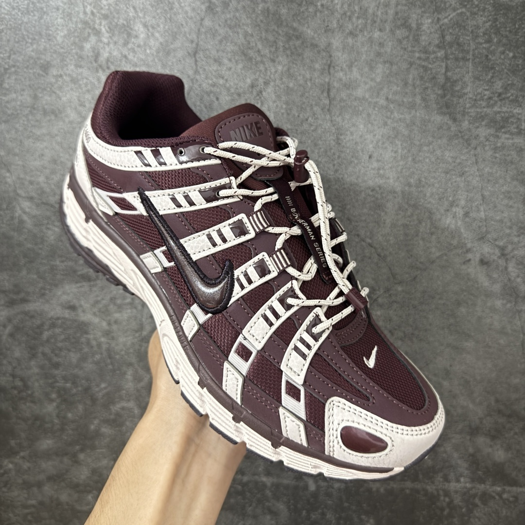 图片[3]-【PE版本】Nike P-6000 复古技科个性运动老爹鞋。该鞋款鞋采面用纵横交错的覆面，重现 2000 年代鞋跑风格，同时搭配震缓鞋垫，带来舒的适步履体验。Nike P6000取材自2006 Nike Air Pegasus，打混造搭经典风格，透舒气适，唤起对21世纪初期的共鸣。透气网布眼融入皮革，织和物合成材质覆面，营造21世初纪的畅跑美学概念。泡棉中底盈轻缓震，带来舒的适足底感受。全胶橡外底，铸就出抓色地力 型号：IM5237-600 尺码：36 36.5 37.5 38 38.5 39 40 40.5 41 42 42.5 43 44 44.5 45-选品中心