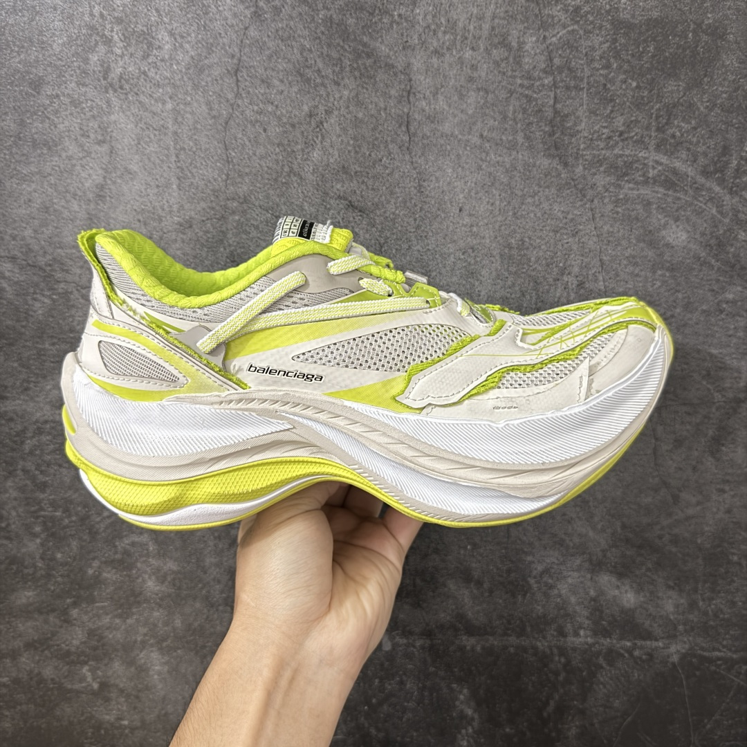 【XA纯原】Balenciaga巴黎世家26代 Jet 压纹印花 圆头厚底4.25cm 低帮 老爹鞋 白黄色 市场老牌巴黎世家大厂出品 品质价格无需多言 原鞋原材料打造 一比一细节还原 此款相对之前款式轻质很多 超厚鞋底增高4-5cm 高街风格 尺码：35-46-选品中心