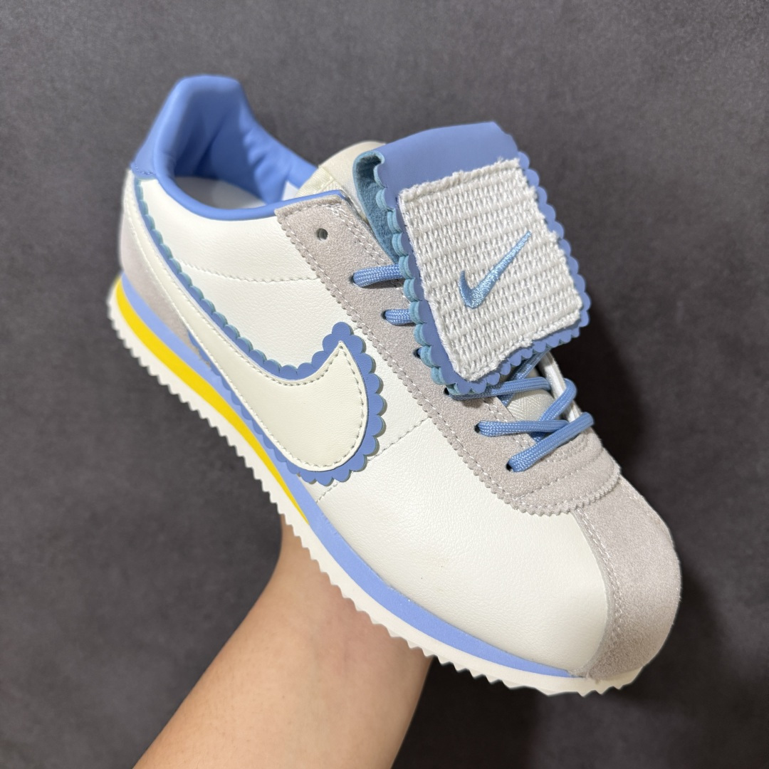 图片[3]-【公司级】Nike Classic Cortez 耐克 经典轻便舒适 阿甘鞋休闲跑步鞋运动鞋 白蓝色 翻盖阿甘跑鞋 纯粹而执着的精神 使得Cortez种在了一代人的心里 无论是否喜欢它复古的鞋型 货号：IW6363-117 尺码：36 36.5 37.5 38 38.5 39 40 40.5 41-选品中心