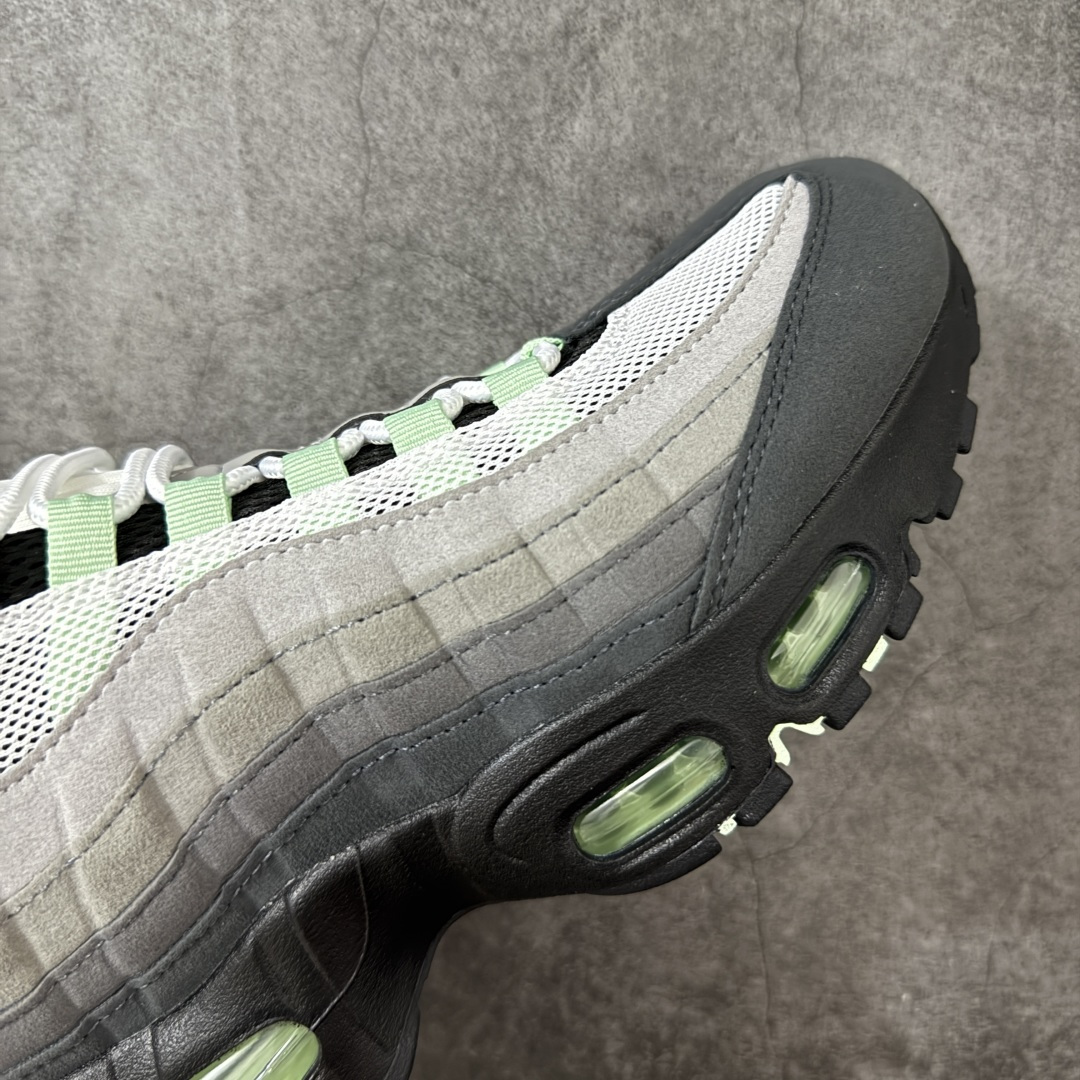 图片[6]-【KZ2.0版本】Nike Air Max 95 黑灰绿 货号：HJ5996-005 外贸顶级专供 区别先行版 全部配色原鞋原尺码开发生产 极致还原 全部原厂材料一比一打造 一眼ZP既视感 欢迎对比市场版本 尺码：40 40.5 41 42 42.5 43 44 44.5 45 46 46.5 47.5 48 48.5-选品中心