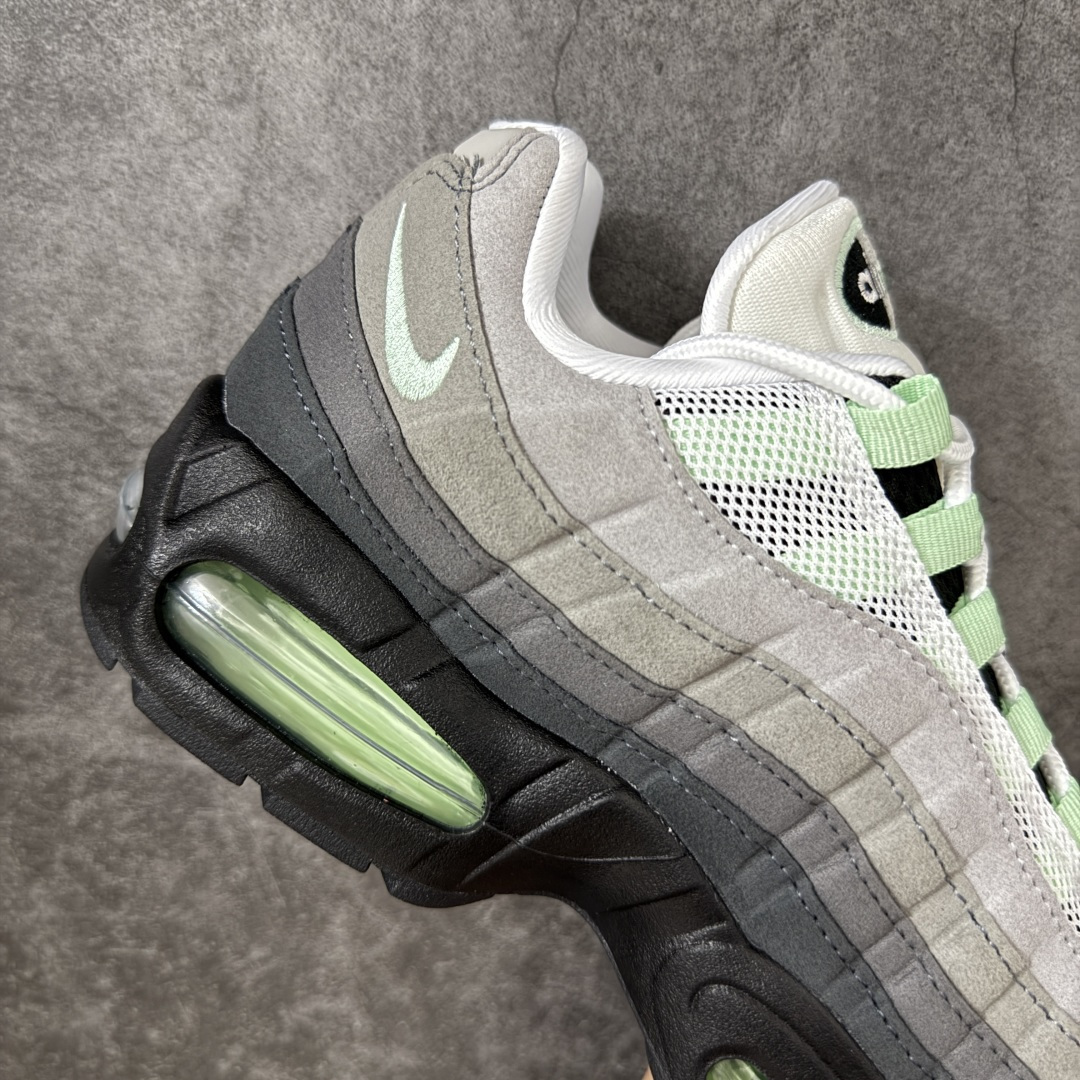 图片[7]-【KZ2.0版本】Nike Air Max 95 黑灰绿 货号：HJ5996-005 外贸顶级专供 区别先行版 全部配色原鞋原尺码开发生产 极致还原 全部原厂材料一比一打造 一眼ZP既视感 欢迎对比市场版本 尺码：40 40.5 41 42 42.5 43 44 44.5 45 46 46.5 47.5 48 48.5-选品中心