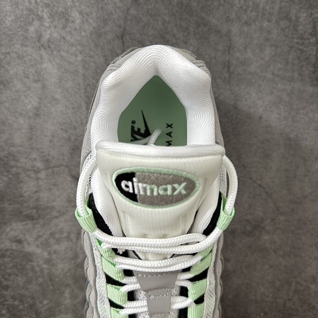 图片[8]-【KZ2.0版本】Nike Air Max 95 黑灰绿 货号：HJ5996-005 外贸顶级专供 区别先行版 全部配色原鞋原尺码开发生产 极致还原 全部原厂材料一比一打造 一眼ZP既视感 欢迎对比市场版本 尺码：40 40.5 41 42 42.5 43 44 44.5 45 46 46.5 47.5 48 48.5-选品中心