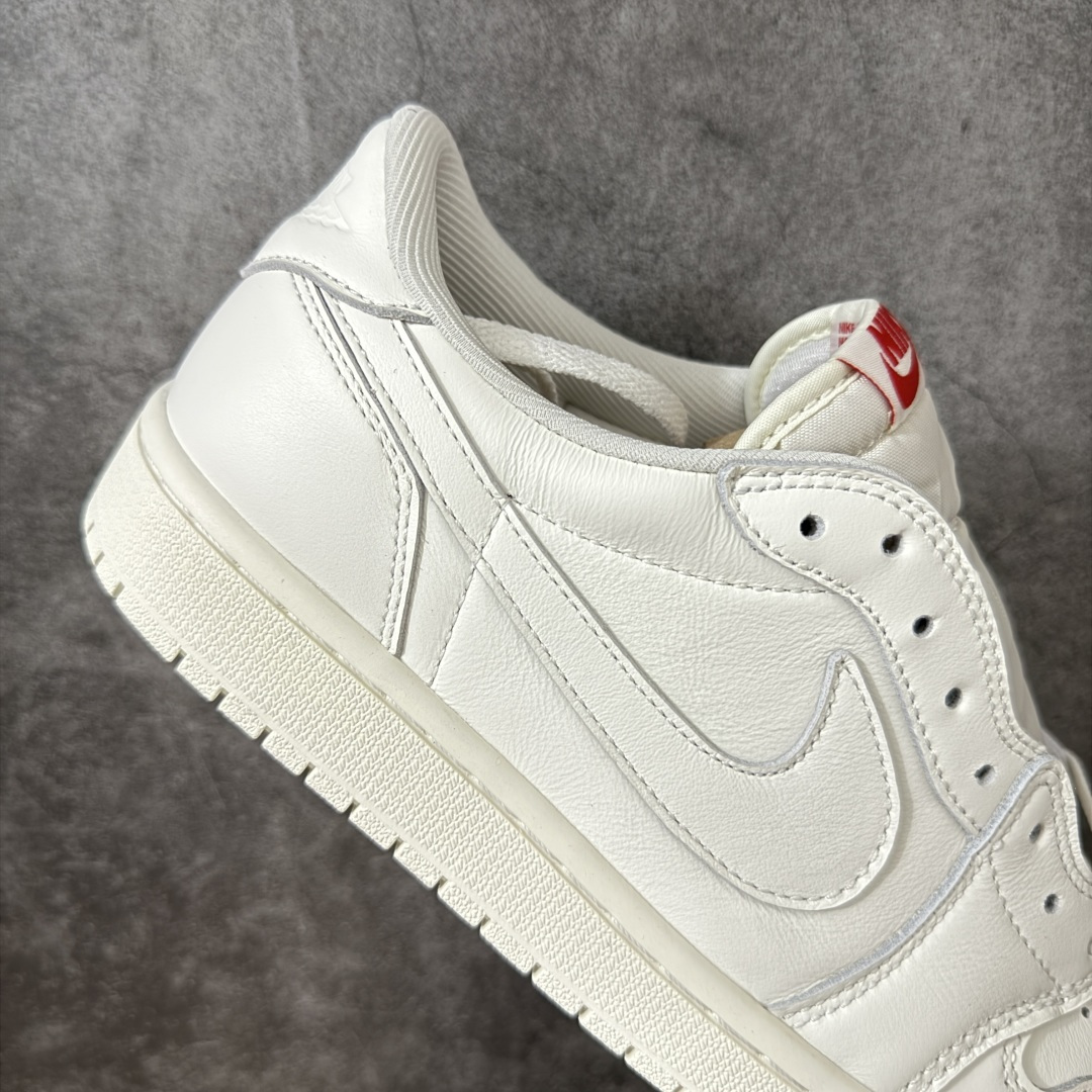 图片[7]-【纯原F版】 Air Jordan AJ1 Low OG 低帮米白色 HQ6998-100 原材料软头层皮料 国内一线头部知名大厂出品 高端外贸零售专供品质 版型细节完美 原鞋原楦头纸板开发 原厂防尘纸 极致一眼正品既视感 尺码：36-47.5-选品中心