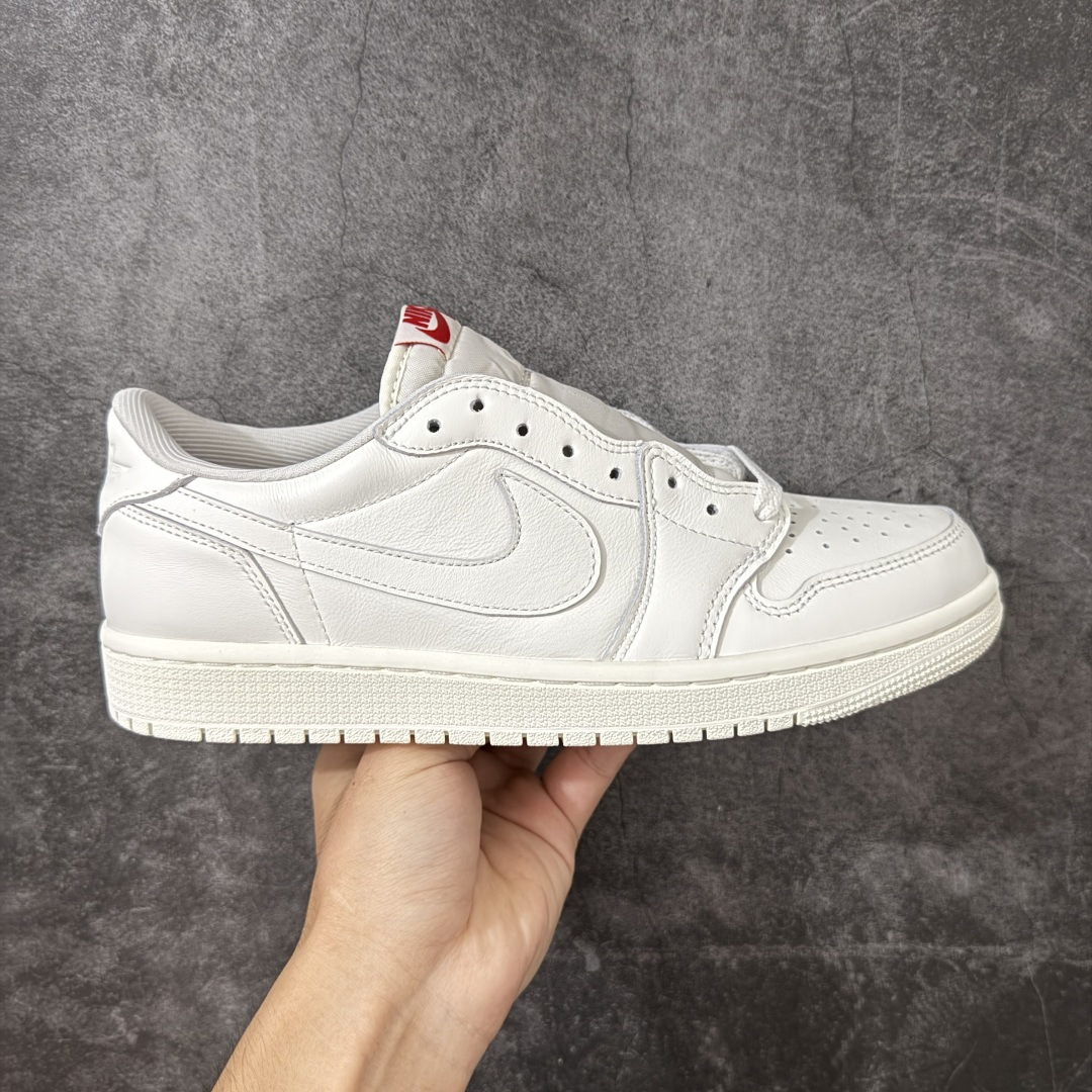 【纯原F版】 Air Jordan AJ1 Low OG 低帮米白色 HQ6998-100 原材料软头层皮料 国内一线头部知名大厂出品 高端外贸零售专供品质 版型细节完美 原鞋原楦头纸板开发 原厂防尘纸 极致一眼正品既视感 尺码:36-47.5-选品中心