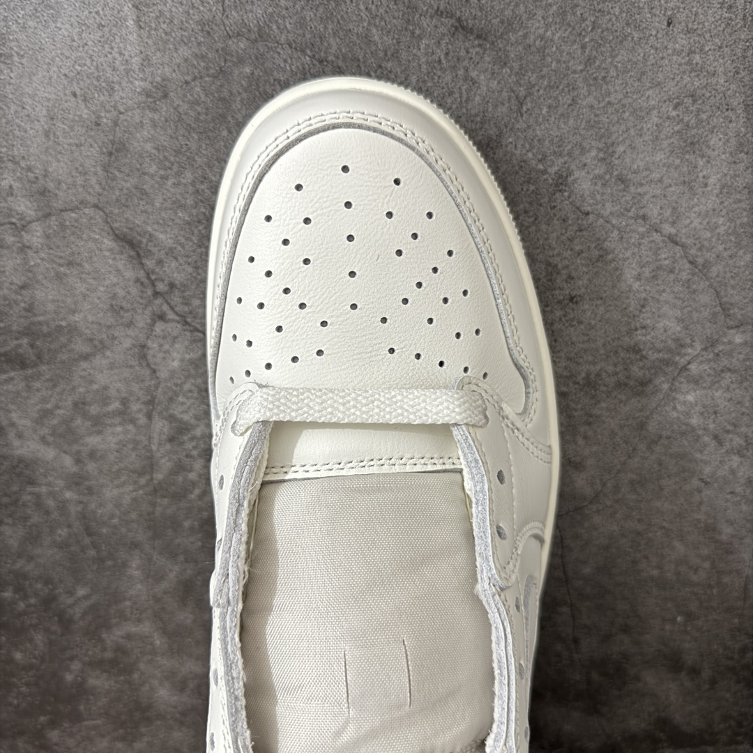 图片[5]-【纯原F版】 Air Jordan AJ1 Low OG 低帮米白色 HQ6998-100 原材料软头层皮料 国内一线头部知名大厂出品 高端外贸零售专供品质 版型细节完美 原鞋原楦头纸板开发 原厂防尘纸 极致一眼正品既视感 尺码：36-47.5-选品中心