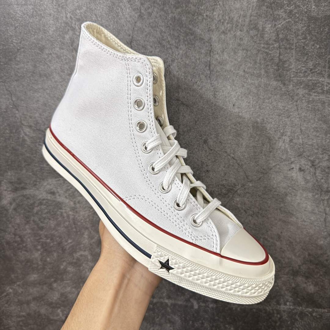 图片[3]-【虎扑2.0小头版】 Converse CHUCK 70 X 匡威1970s 舒适运动 高帮 帆布鞋 男女同款 白色 A24227C 全新开发 不仅仅为小鞋头 细节 材料 做工 全方位升级 经典永不过时 十年老厂出品 平台正品订单 超稳定的品控清洁度 全套原厂材料配置 原厂硫化工艺 油性扁平尖头 原厂楦头纸板数据 一体化超软蓝底加持 超软EVA鞋垫 后掌灰色缓震胶 脚感一比一还原 耐磨橡胶大底 越南产内外标 原盒黑色吊牌 超高清洁度 随意冲正 如有更好白送 尺码：35 36 36.5 37 37.5 38 39 39.5 40 41 41.5 42 42.5 43 44-选品中心