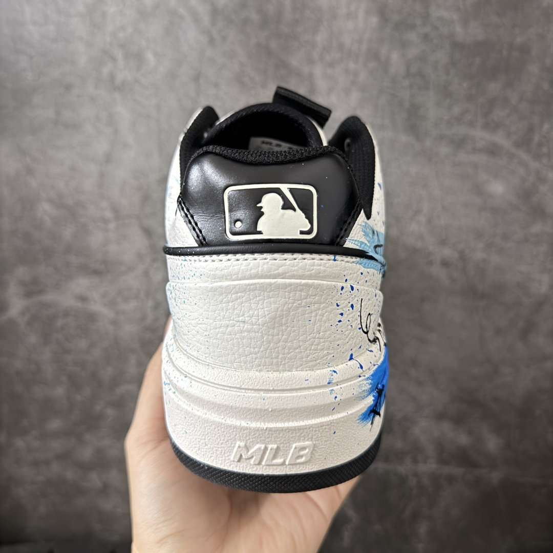 图片[4]-【手绘定制版】MLB NY 印花网红学长鞋 涂鸦恶作剧 飞行孤影 内增高6cm 原厂原档案数据开发 进口纳米材质 原厂全套手提袋 原盒雷射防伪标包装 货号： 3ASXCA12N 尺码：35-45带半码-选品中心