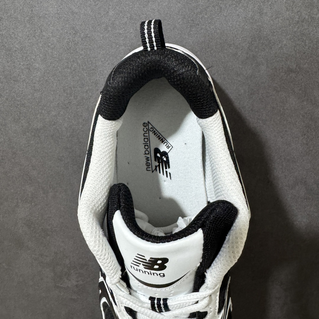 图片[6]-【公司级】New Balance NB530 新百伦复古透气跑步鞋 抛弃过往以皮革为主的人气轮廓 以极具复古风范的跑鞋外观呈现 设计上全鞋以简约清爽的纯白色作基底 鞋身覆盖大面积织物网眼材质 并于鞋头、鞋带孔眼片等细节处点缀对比鲜明的反光银镀层凸显 鞋舌、侧身等位置则辅以一贯的「N」字标志和品牌徽标彰显身份 最后通过搭载的 ABZORB 缓震中底完善整体造型 货号：MR530SJ 尺码：36 36.5 37.5 38 38.5 39 40 40.5 41 42 42.5 43 44 44.5 45-选品中心
