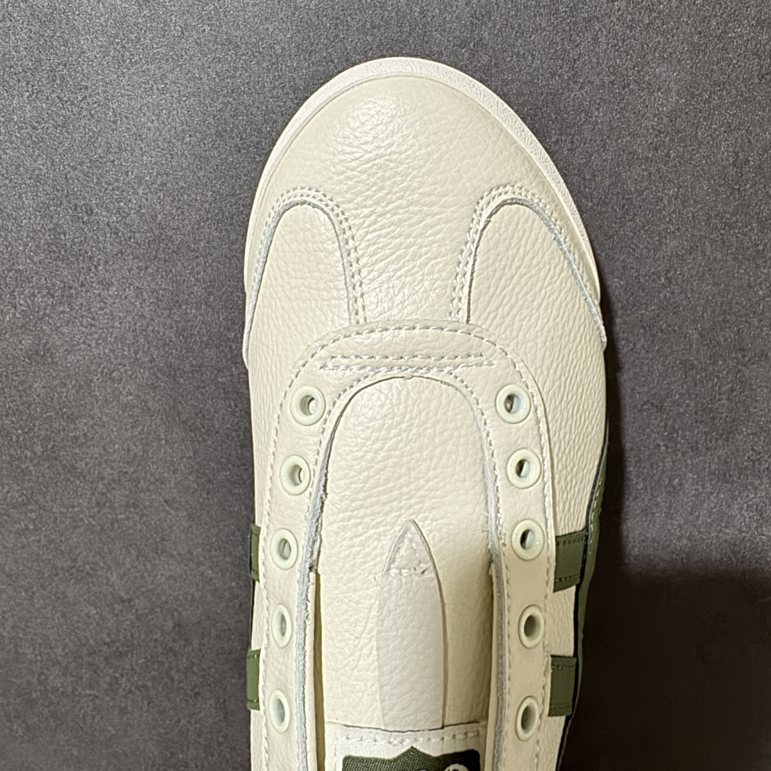 图片[5]-【公司级】Onitsuka Tiger MEXICO 66 SLIP-ON 百搭单品 定制鬼冢虎 板鞋 MEXICO 66是鬼冢虎旗下最经典的款式，李小龙最喜欢的一款训练鞋休闲鞋！鞋身特有的虎爪造型LOGO，辨识度非常高！更是由偶像明星李宇春等人代言，成为越来越流行的休闲鞋选择 货号：1183B815-101 尺码：36 37 38 39 40.5 41.5 42 43.5 44 45-选品中心