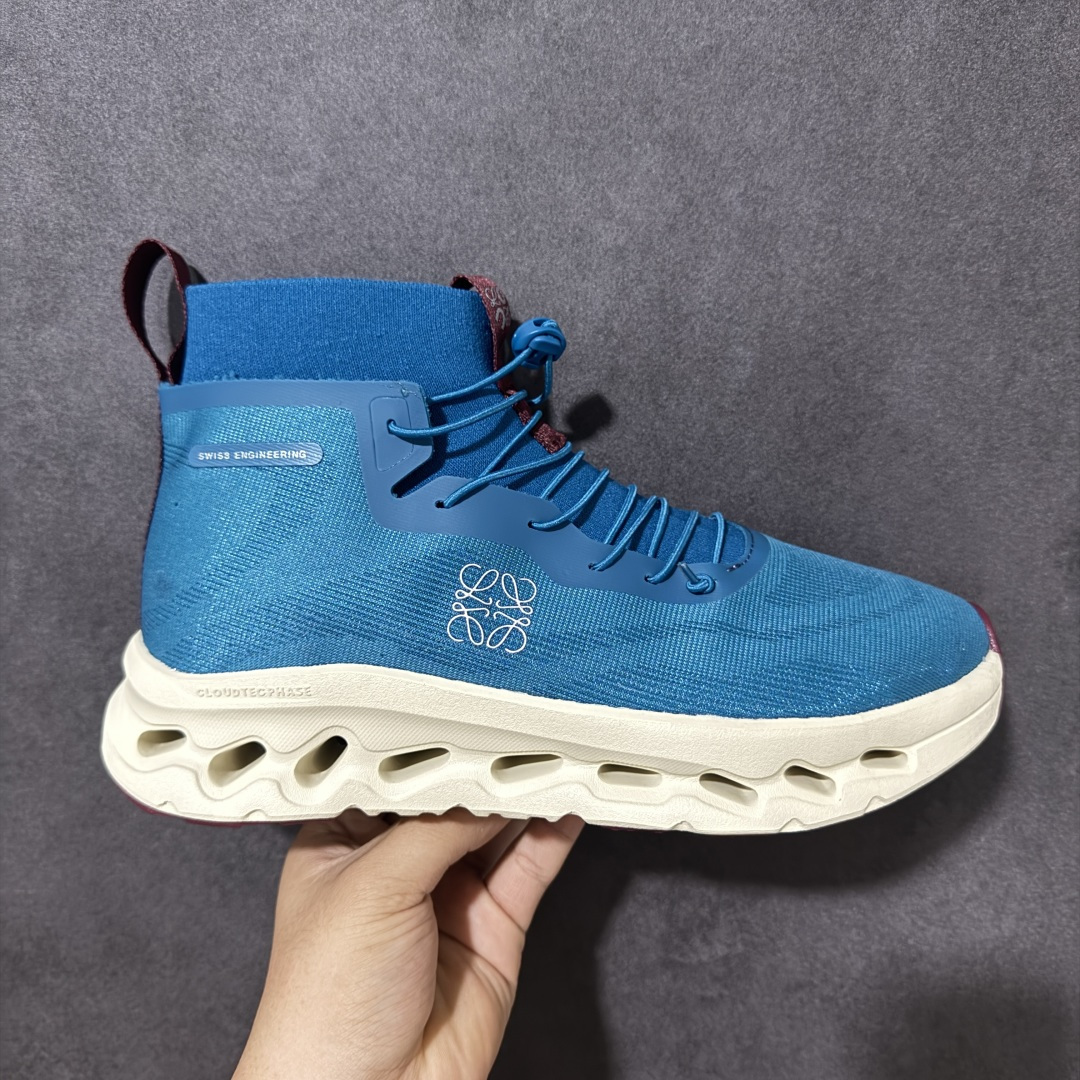 【公司级】Loewe x On昂跑 Cloudtilt High 罗意威 联名轻量高帮运动休闲鞋 户外轻便低帮轻量旅游鞋 原数据开发纸版楦型采用人体工程超薄透气网织物鞋面材质搭载隐藏速度中板镂空CloudTec®科技泡棉缓震(4.cm厘米)加厚中底外置耐磨防滑橡胶底片❗黑科技“跑”出圈的时尚运动新宠。 货号:M929282X43-8653 尺码:36-47带半码-选品中心