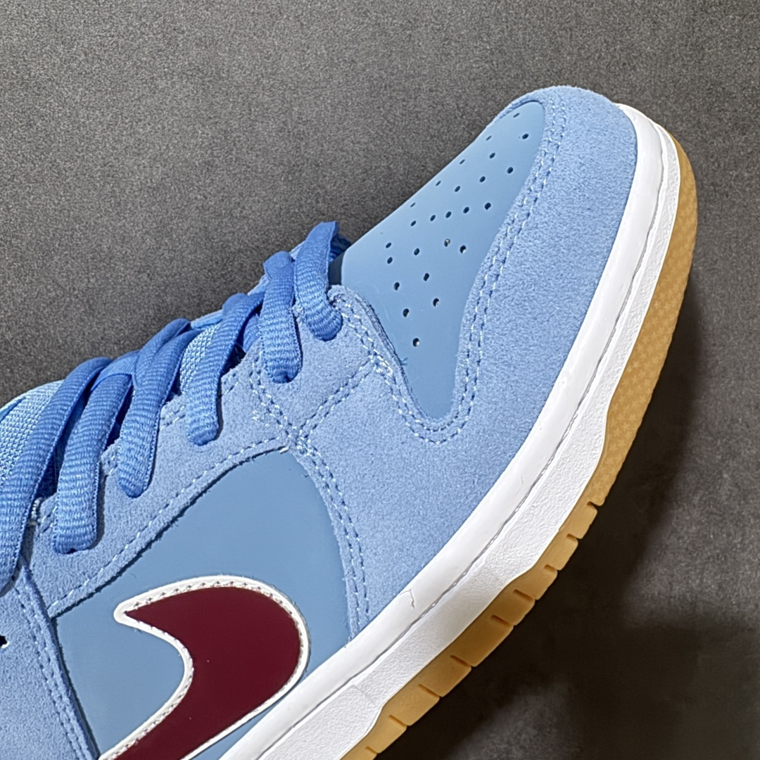 图片[8]-【公司级】NIKE SB Dunk Low 蓝色 泡泡糖 费城人 性价比天花板 DIY定制款 原装头层材料 独家版型蒸餾加工 帶來的是更好的视觉和脚感体验 大厂纯原品质出货 清洁度 电绣工艺 皮料切割干净无任何毛边 细节完美 货号： DQ4040-400 尺码：40-46带半码-选品中心