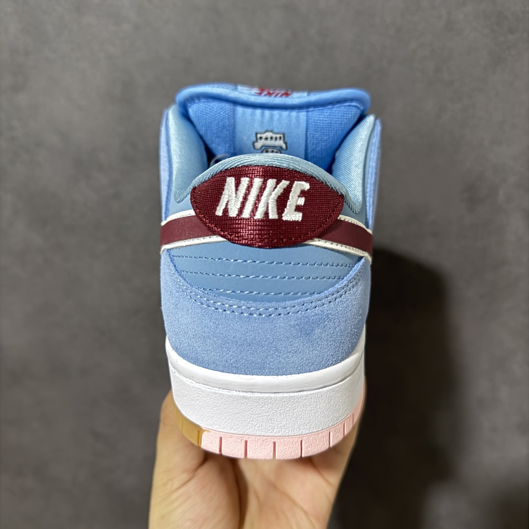 图片[4]-【公司级】NIKE SB Dunk Low 蓝色 泡泡糖 费城人 性价比天花板 DIY定制款 原装头层材料 独家版型蒸餾加工 帶來的是更好的视觉和脚感体验 大厂纯原品质出货 清洁度 电绣工艺 皮料切割干净无任何毛边 细节完美 货号： DQ4040-400 尺码：40-46带半码-选品中心