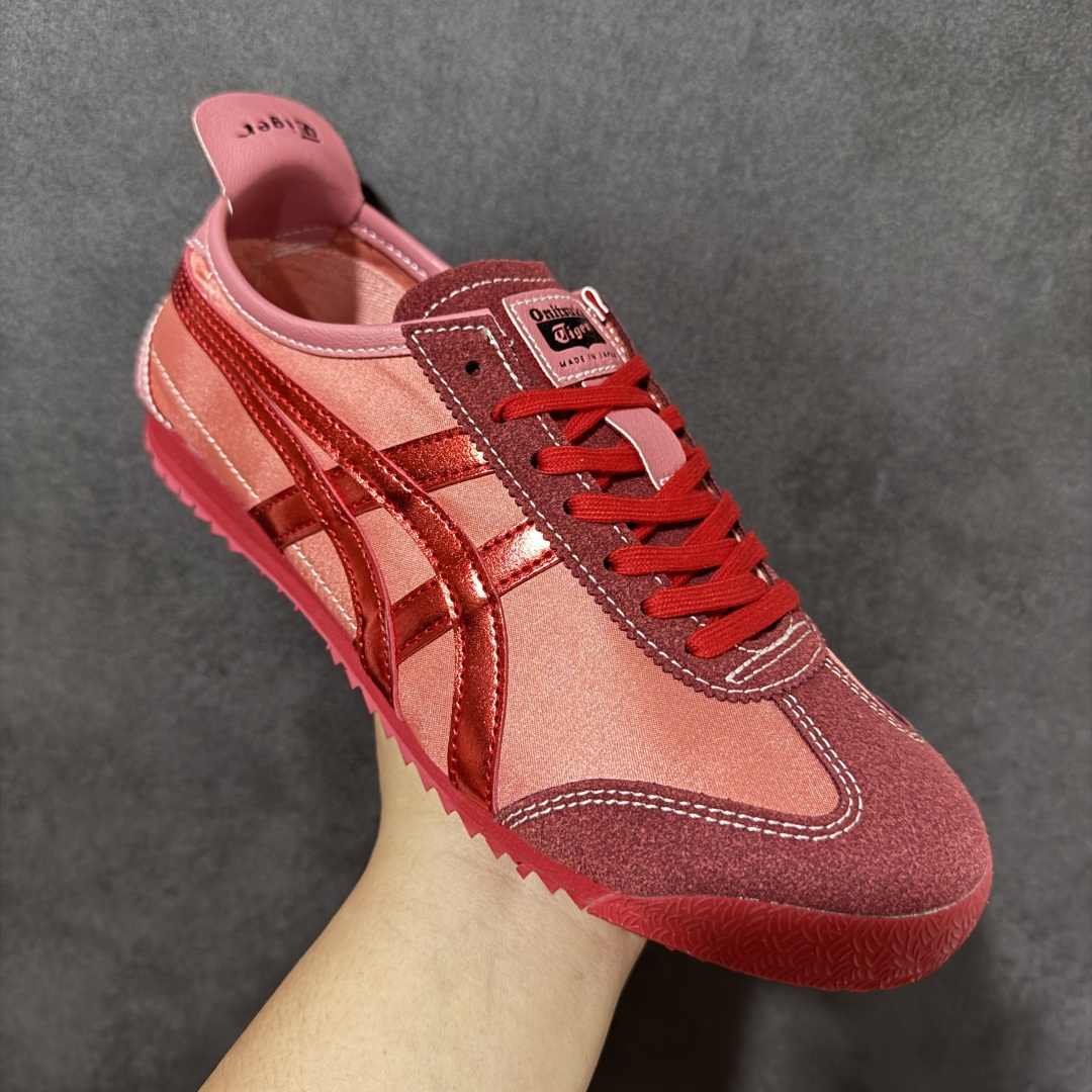 图片[3]-【公司级】Onitsuka Tiger Mexico 66 NM 阿斯克斯 鬼冢虎 鬼塚虎 低帮 红色 男女同款 舒适百搭防滑耐磨减震低邦运动德训鞋 Mexico 66运动鞋展现了60年代的复古外观，并带有现代风格，色彩和细节，使之焕然一新，凭借其传统外观和标志性设计效果，这款鞋由皮革制成，具有鞋跟交叉加固设计，凭借其传统外观和标志性的设计效果，Mexico 66型号为任何休闲装增添了永恒的风格。鬼冢虎在全球范围内收到热烈追捧，旗下的Mexicod 66系列，既舒适又时尚，让人无法抗拒。 货号：1183C636-600 尺码：35 36 37 37.5 38 39 39.5 40 40.5 41.5 42 42.5 43.5 44 44.5 45-选品中心
