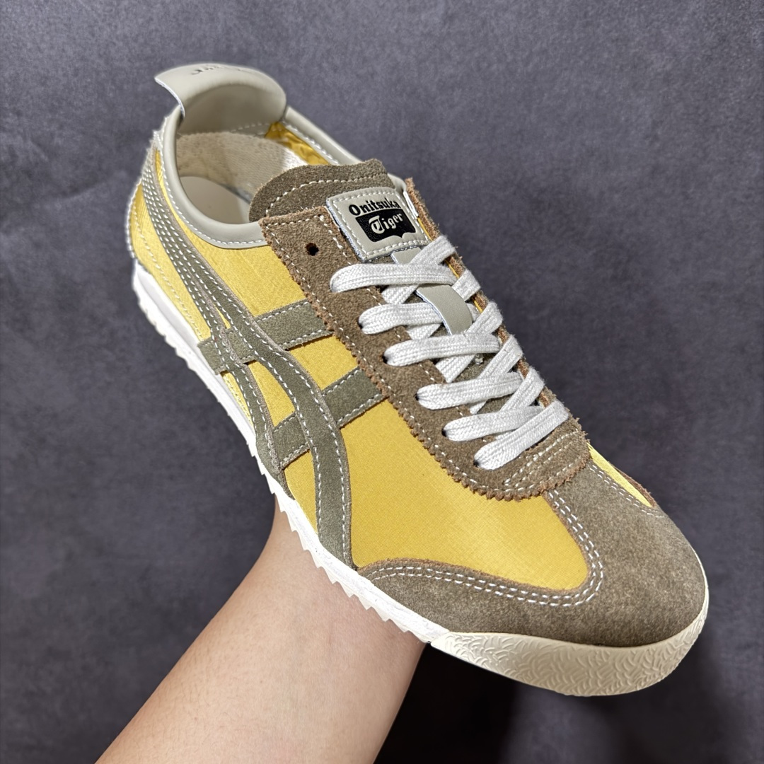 图片[3]-【公司级】Onitsuka Tiger Mexico 66 NM 阿斯克斯 鬼冢虎 鬼塚虎 低帮男女同款 舒适百搭防滑耐磨减震低邦运动德训鞋 Mexico 66运动鞋展现了60年代的复古外观，并带有现代风格，色彩和细节，使之焕然一新，凭借其传统外观和标志性设计效果，这款鞋由皮革制成，具有鞋跟交叉加固设计，凭借其传统外观和标志性的设计效果，Mexico 66型号为任何休闲装增添了永恒的风格。鬼冢虎在全球范围内收到热烈追捧，旗下的Mexicod 66系列，既舒适又时尚，让人无法抗拒。 货号：1183C176-200 尺码：35 36 37 37.5 38 39 39.5 40 40.5 41.5 42 42.5 43.5 44 44.5 45-选品中心