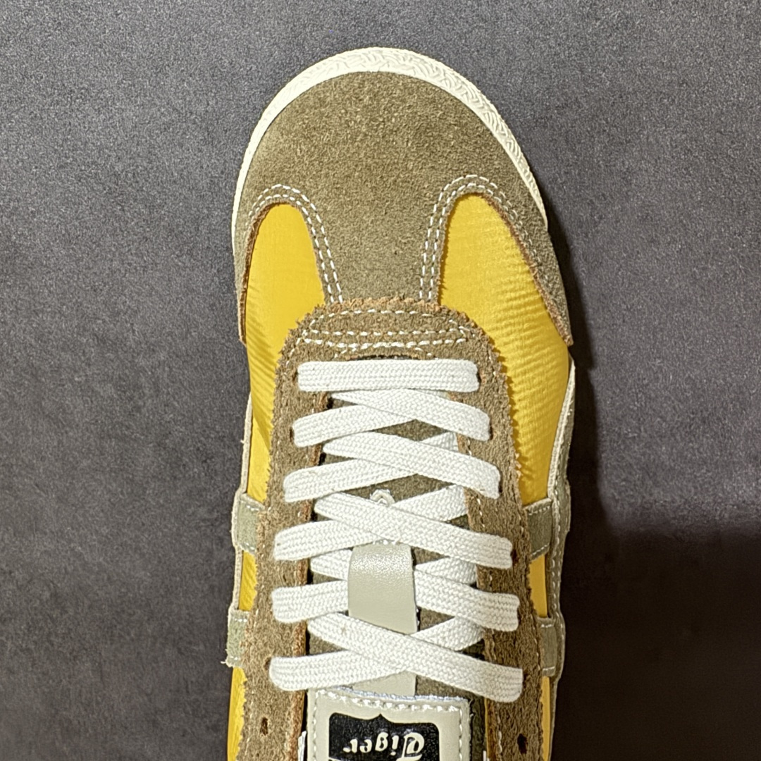 图片[5]-【公司级】Onitsuka Tiger Mexico 66 NM 阿斯克斯 鬼冢虎 鬼塚虎 低帮男女同款 舒适百搭防滑耐磨减震低邦运动德训鞋 Mexico 66运动鞋展现了60年代的复古外观，并带有现代风格，色彩和细节，使之焕然一新，凭借其传统外观和标志性设计效果，这款鞋由皮革制成，具有鞋跟交叉加固设计，凭借其传统外观和标志性的设计效果，Mexico 66型号为任何休闲装增添了永恒的风格。鬼冢虎在全球范围内收到热烈追捧，旗下的Mexicod 66系列，既舒适又时尚，让人无法抗拒。 货号：1183C176-200 尺码：35 36 37 37.5 38 39 39.5 40 40.5 41.5 42 42.5 43.5 44 44.5 45-选品中心
