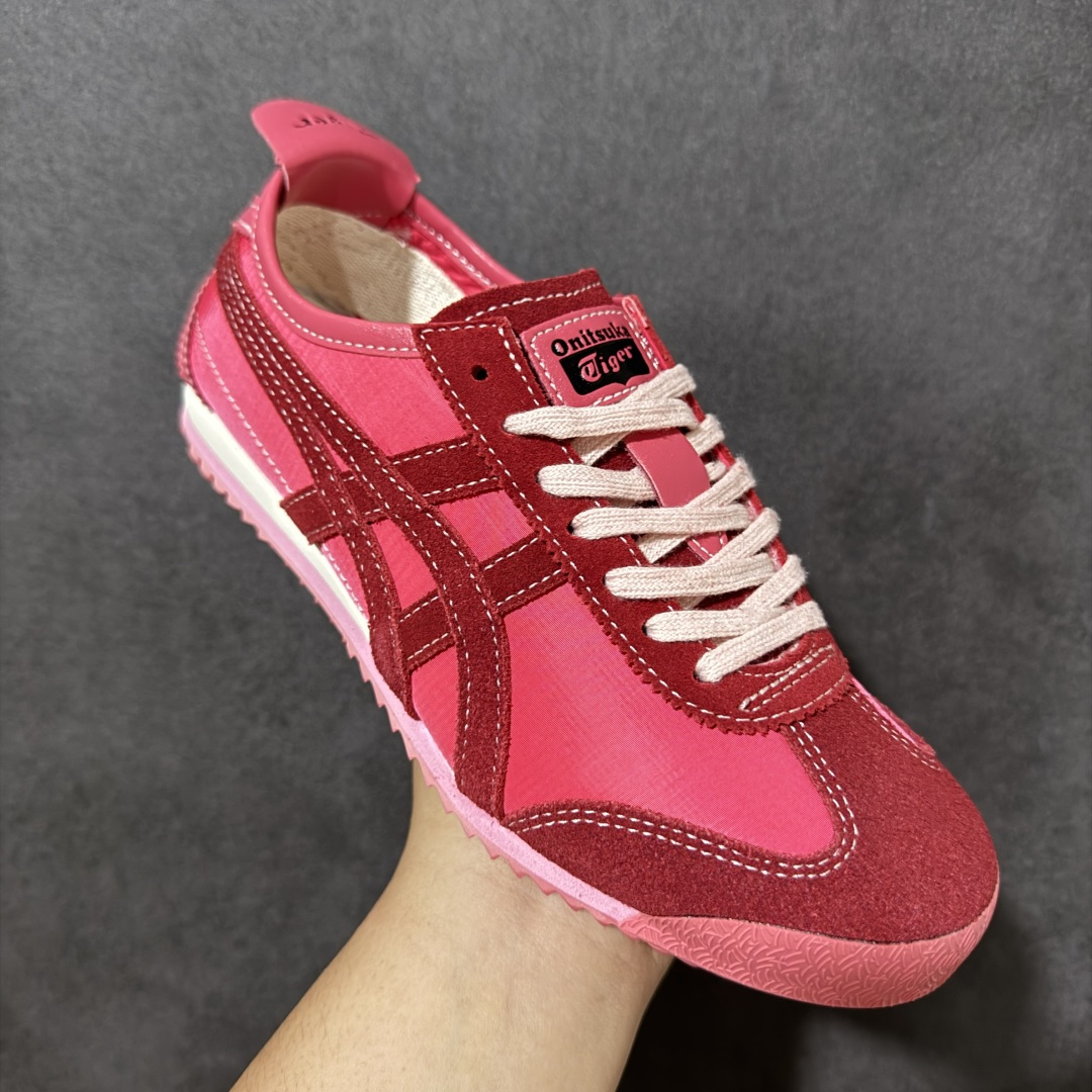 图片[3]-【公司级】Onitsuka Tiger Mexico 66 NM 阿斯克斯 鬼冢虎 鬼塚虎 低帮男女同款 舒适百搭防滑耐磨减震低邦运动德训鞋 Mexico 66运动鞋展现了60年代的复古外观，并带有现代风格，色彩和细节，使之焕然一新，凭借其传统外观和标志性设计效果，这款鞋由皮革制成，具有鞋跟交叉加固设计，凭借其传统外观和标志性的设计效果，Mexico 66型号为任何休闲装增添了永恒的风格。鬼冢虎在全球范围内收到热烈追捧，旗下的Mexicod 66系列，既舒适又时尚，让人无法抗拒。 货号：1183C176-600 尺码：35 36 37 37.5 38 39 39.5 40 40.5 41.5 42 42.5 43.5 44 44.5 45-选品中心