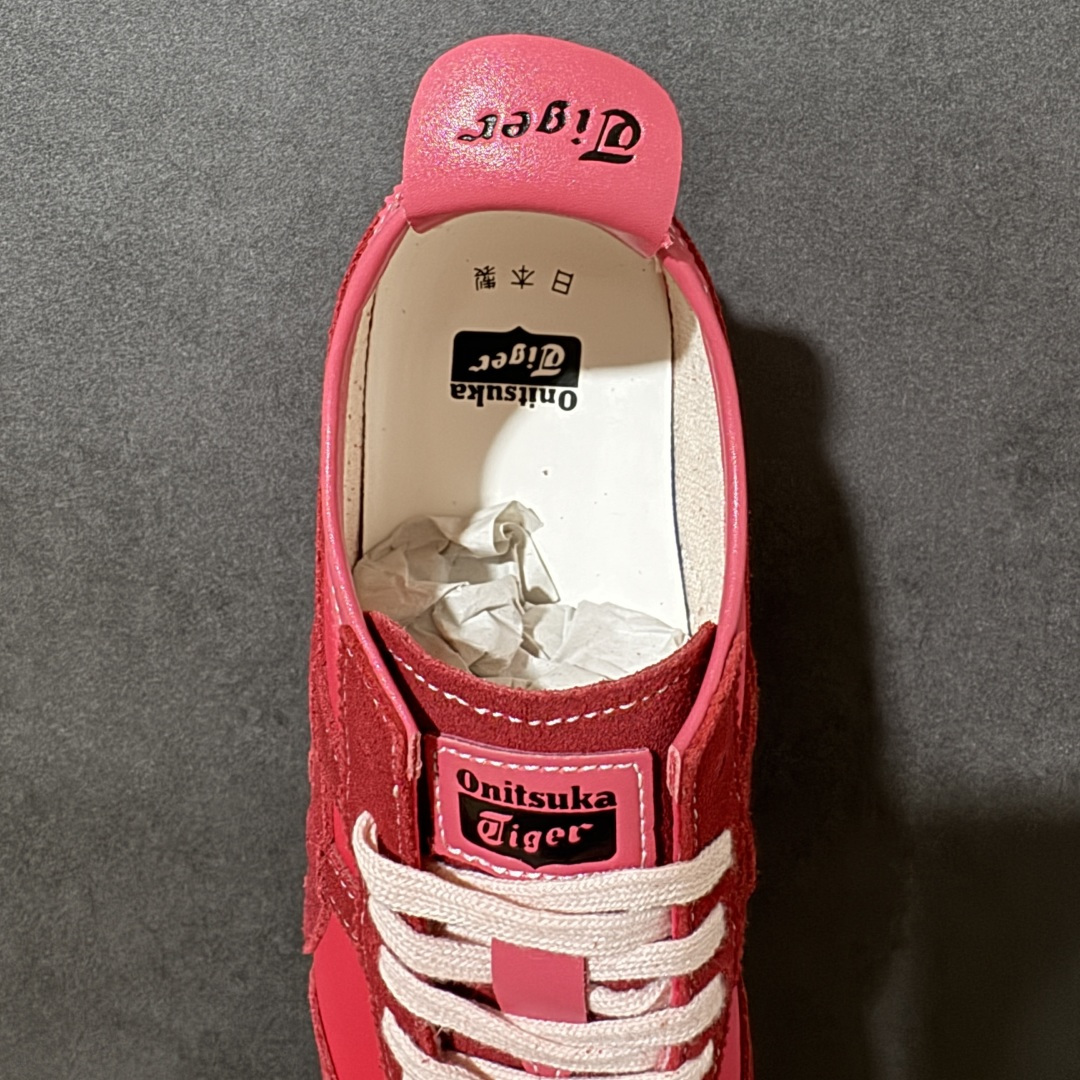 图片[6]-【公司级】Onitsuka Tiger Mexico 66 NM 阿斯克斯 鬼冢虎 鬼塚虎 低帮男女同款 舒适百搭防滑耐磨减震低邦运动德训鞋 Mexico 66运动鞋展现了60年代的复古外观，并带有现代风格，色彩和细节，使之焕然一新，凭借其传统外观和标志性设计效果，这款鞋由皮革制成，具有鞋跟交叉加固设计，凭借其传统外观和标志性的设计效果，Mexico 66型号为任何休闲装增添了永恒的风格。鬼冢虎在全球范围内收到热烈追捧，旗下的Mexicod 66系列，既舒适又时尚，让人无法抗拒。 货号：1183C176-600 尺码：35 36 37 37.5 38 39 39.5 40 40.5 41.5 42 42.5 43.5 44 44.5 45-选品中心