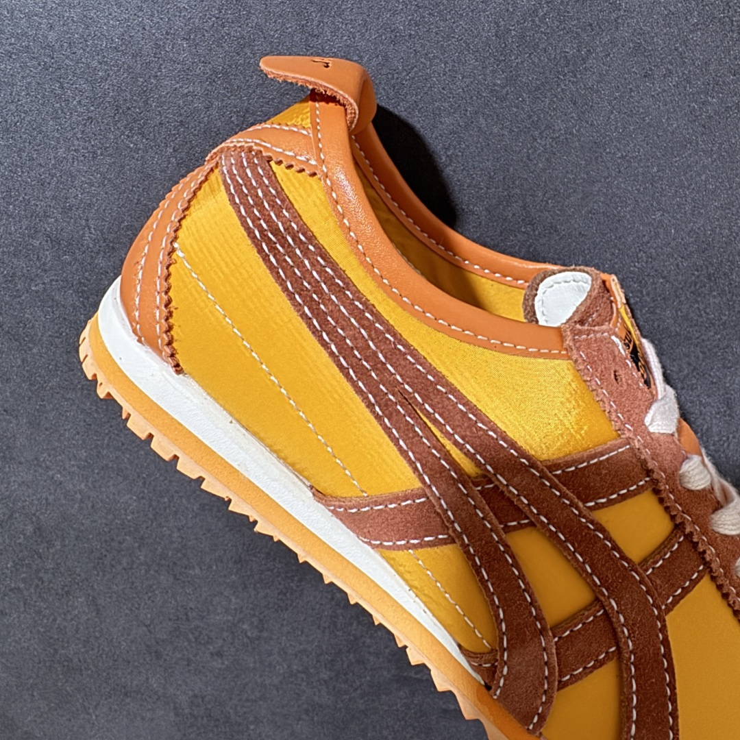 图片[7]-【公司级】Onitsuka Tiger Mexico 66 NM 阿斯克斯 鬼冢虎 鬼塚虎 低帮男女同款 舒适百搭防滑耐磨减震低邦运动德训鞋 Mexico 66运动鞋展现了60年代的复古外观，并带有现代风格，色彩和细节，使之焕然一新，凭借其传统外观和标志性设计效果，这款鞋由皮革制成，具有鞋跟交叉加固设计，凭借其传统外观和标志性的设计效果，Mexico 66型号为任何休闲装增添了永恒的风格。鬼冢虎在全球范围内收到热烈追捧，旗下的Mexicod 66系列，既舒适又时尚，让人无法抗拒。 货号：1183C522-200 尺码：35 36 37 37.5 38 39 39.5 40 40.5 41.5 42 42.5 43.5 44 44.5 45-选品中心