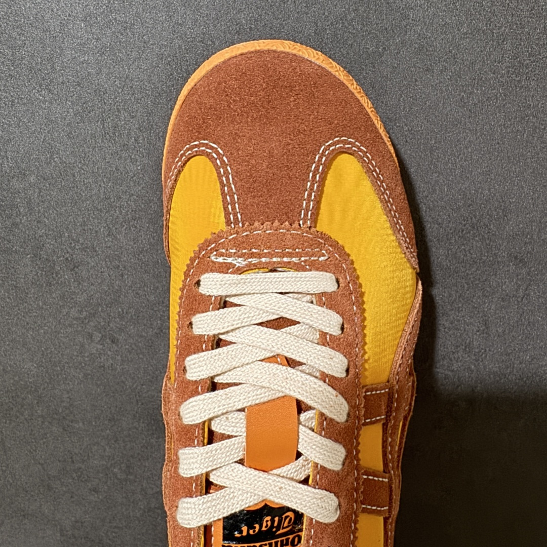 图片[5]-【公司级】Onitsuka Tiger Mexico 66 NM 阿斯克斯 鬼冢虎 鬼塚虎 低帮男女同款 舒适百搭防滑耐磨减震低邦运动德训鞋 Mexico 66运动鞋展现了60年代的复古外观，并带有现代风格，色彩和细节，使之焕然一新，凭借其传统外观和标志性设计效果，这款鞋由皮革制成，具有鞋跟交叉加固设计，凭借其传统外观和标志性的设计效果，Mexico 66型号为任何休闲装增添了永恒的风格。鬼冢虎在全球范围内收到热烈追捧，旗下的Mexicod 66系列，既舒适又时尚，让人无法抗拒。 货号：1183C522-200 尺码：35 36 37 37.5 38 39 39.5 40 40.5 41.5 42 42.5 43.5 44 44.5 45-选品中心