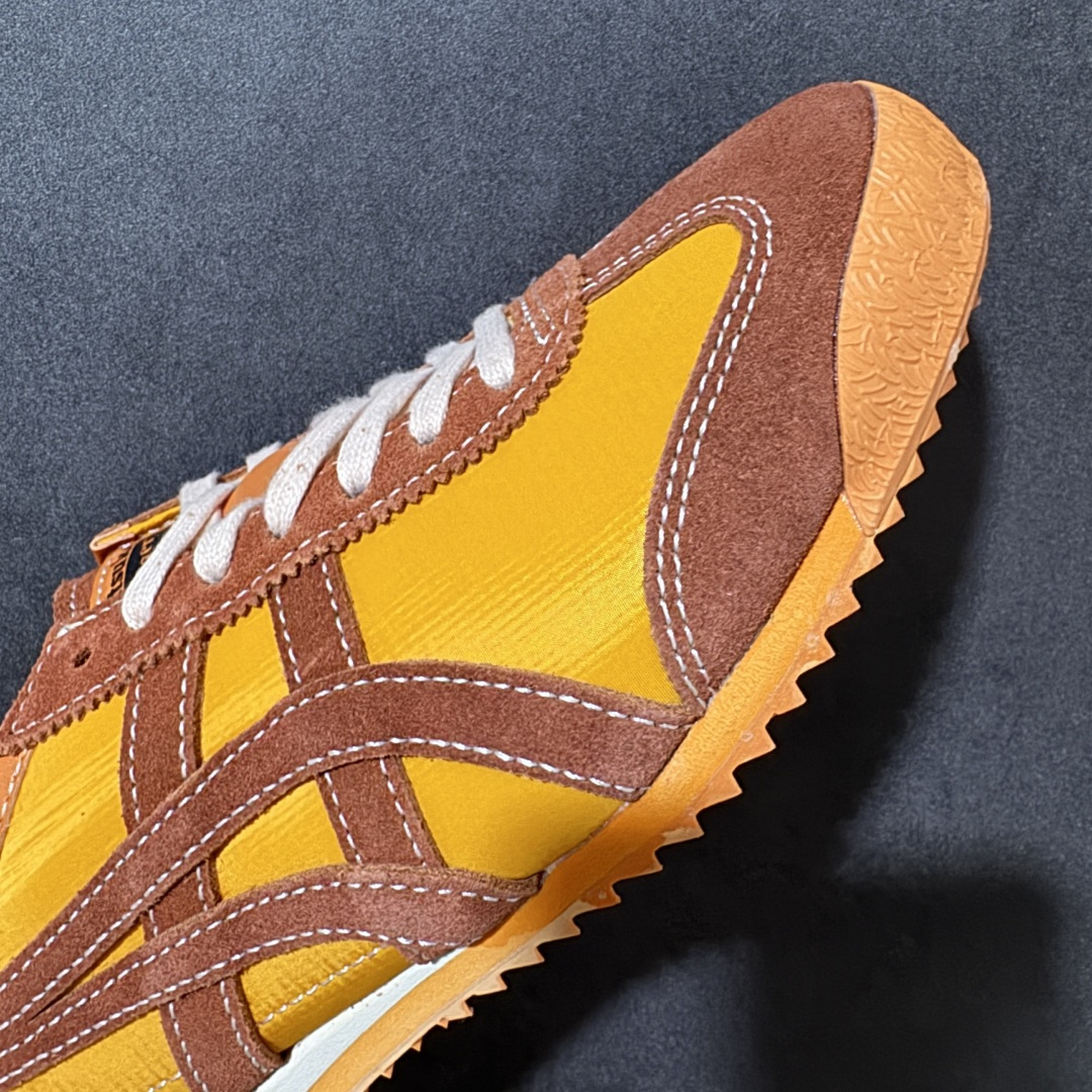 图片[8]-【公司级】Onitsuka Tiger Mexico 66 NM 阿斯克斯 鬼冢虎 鬼塚虎 低帮男女同款 舒适百搭防滑耐磨减震低邦运动德训鞋 Mexico 66运动鞋展现了60年代的复古外观，并带有现代风格，色彩和细节，使之焕然一新，凭借其传统外观和标志性设计效果，这款鞋由皮革制成，具有鞋跟交叉加固设计，凭借其传统外观和标志性的设计效果，Mexico 66型号为任何休闲装增添了永恒的风格。鬼冢虎在全球范围内收到热烈追捧，旗下的Mexicod 66系列，既舒适又时尚，让人无法抗拒。 货号：1183C522-200 尺码：35 36 37 37.5 38 39 39.5 40 40.5 41.5 42 42.5 43.5 44 44.5 45-选品中心