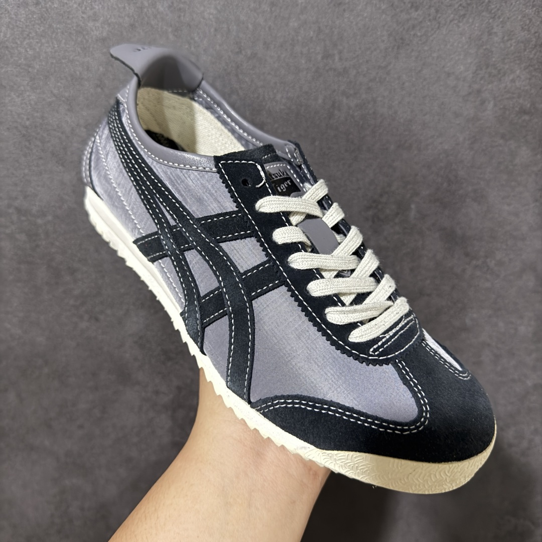 图片[3]-【公司级】Onitsuka Tiger Mexico 66 NM 阿斯克斯 鬼冢虎 鬼塚虎 低帮男女同款 舒适百搭防滑耐磨减震低邦运动德训鞋 Mexico 66运动鞋展现了60年代的复古外观，并带有现代风格，色彩和细节，使之焕然一新，凭借其传统外观和标志性设计效果，这款鞋由皮革制成，具有鞋跟交叉加固设计，凭借其传统外观和标志性的设计效果，Mexico 66型号为任何休闲装增添了永恒的风格。鬼冢虎在全球范围内收到热烈追捧，旗下的Mexicod 66系列，既舒适又时尚，让人无法抗拒。 货号：1183C176-020 尺码：35 36 37 37.5 38 39 39.5 40 40.5 41.5 42 42.5 43.5 44 44.5 45-选品中心