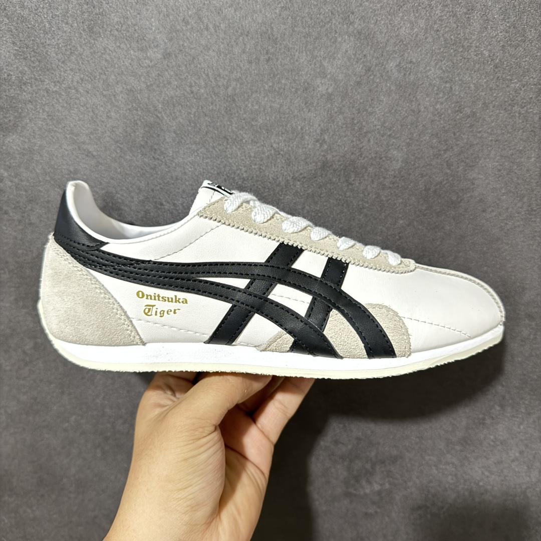 【公司级】Onitsuka Tiger鬼塚虎 Runspark 复古舒适 防滑耐磨 低帮休闲城市通勤跑步鞋 货号:1183B480-105 尺码:36-44 编码:XXB220230-选品中心
