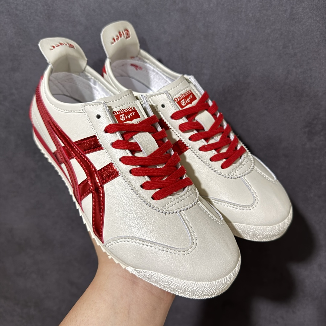 图片[4]-【公司级】Onitsuka Tiger Mexico 66 NM 阿斯克斯 鬼冢虎 鬼塚虎 低帮男女同款 舒适百搭防滑耐磨减震低邦运动德训鞋 Mexico 66运动鞋展现了60年代的复古外观，并带有现代风格，色彩和细节，使之焕然一新，凭借其传统外观和标志性设计效果，这款鞋由皮革制成，具有鞋跟交叉加固设计，凭借其传统外观和标志性的设计效果，Mexico 66型号为任何休闲装增添了永恒的风格。鬼冢虎在全球范围内收到热烈追捧，旗下的Mexicod 66系列，既舒适又时尚，让人无法抗拒。 货号：1183C176-020 尺码：35 36 37 37.5 38 39 39.5 40 40.5 41.5 42 42.5 43.5 44 44.5 45-选品中心