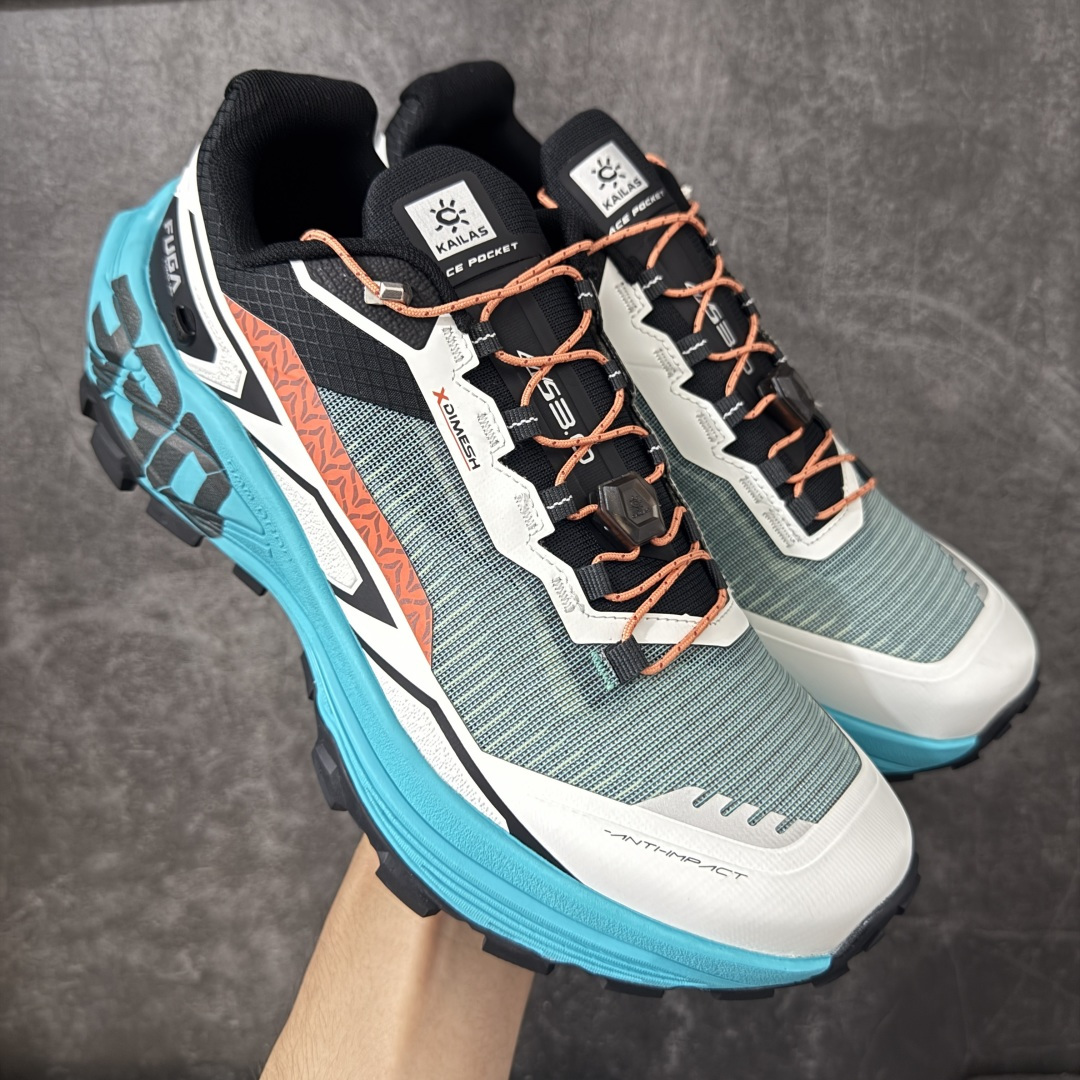 【Pro纯原】凯乐石Kailas Fuga EX330 大坡王竞技系列全防水低帮登山户外休闲运动慢跑鞋系带款 全新版本 正确细节 区别市场错版 细节见分晓 注意正确私模大底（鞋头无字 鞋底带锯齿） 正确版本网面 正确鞋垫 原盒配置 升级原楦原纸版开发版型，采用XDiMESH多维网面面料材质，搭载减震科技恢复性高密EVA中底,防滑耐磨RB橡胶外底❗️ 货号：KS2533255 尺码：36-45 带半码-选品中心