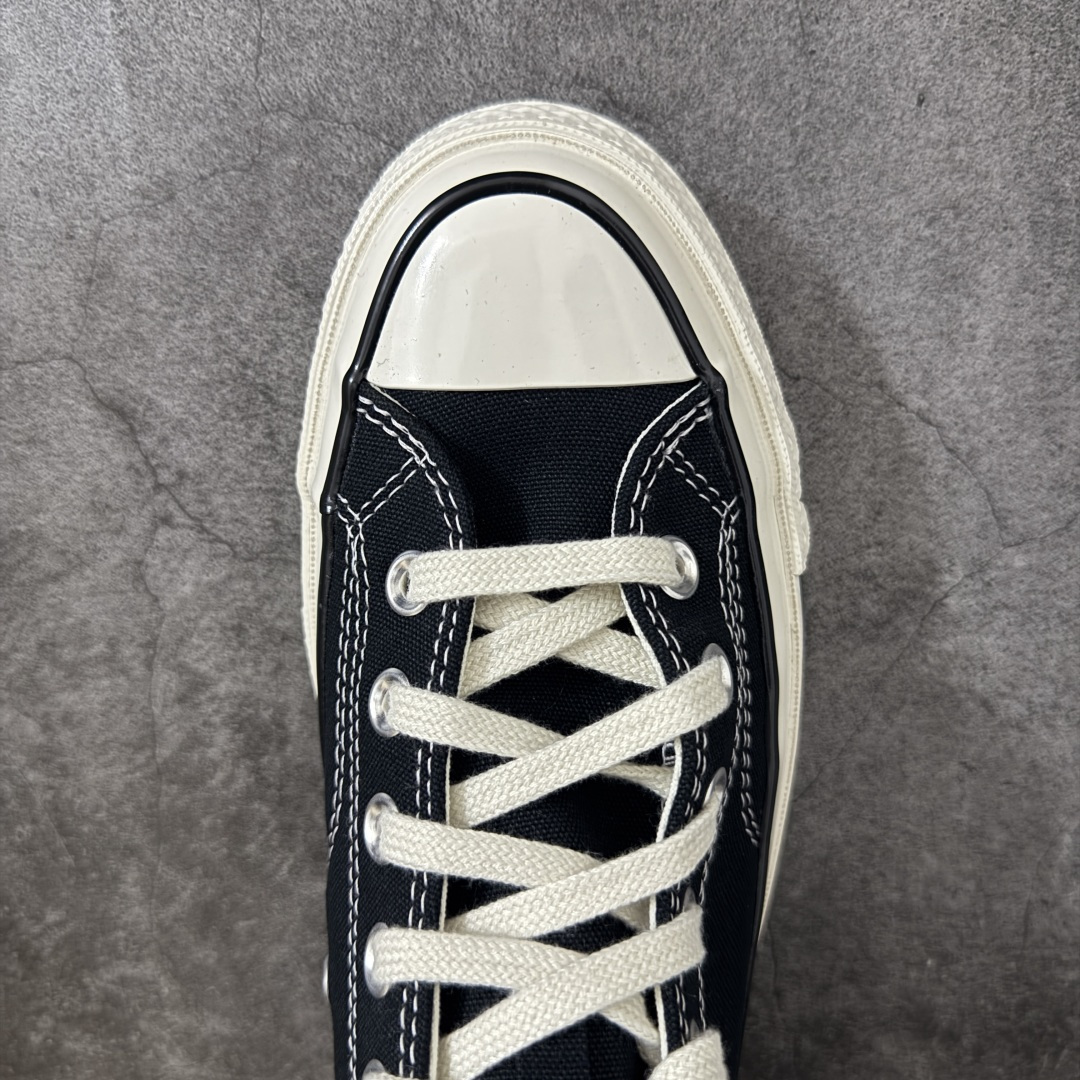 图片[5]-【虎扑2.0小头版】 Converse CHUCK 70 X 匡威1970s 舒适运动 高帮 帆布鞋 男女同款 黑色 A24225C 全新开发 不仅仅为小鞋头 细节 材料 做工 全方位升级 经典永不过时 十年老厂出品 平台正品订单 超稳定的品控清洁度 全套原厂材料配置 原厂硫化工艺 油性扁平尖头 原厂楦头纸板数据 一体化超软蓝底加持 超软EVA鞋垫 后掌灰色缓震胶 脚感一比一还原 耐磨橡胶大底 越南产内外标 原盒黑色吊牌 超高清洁度 随意冲正 如有更好白送 尺码：35 36 36.5 37 37.5 38 39 39.5 40 41 41.5 42 42.5 43 44-选品中心