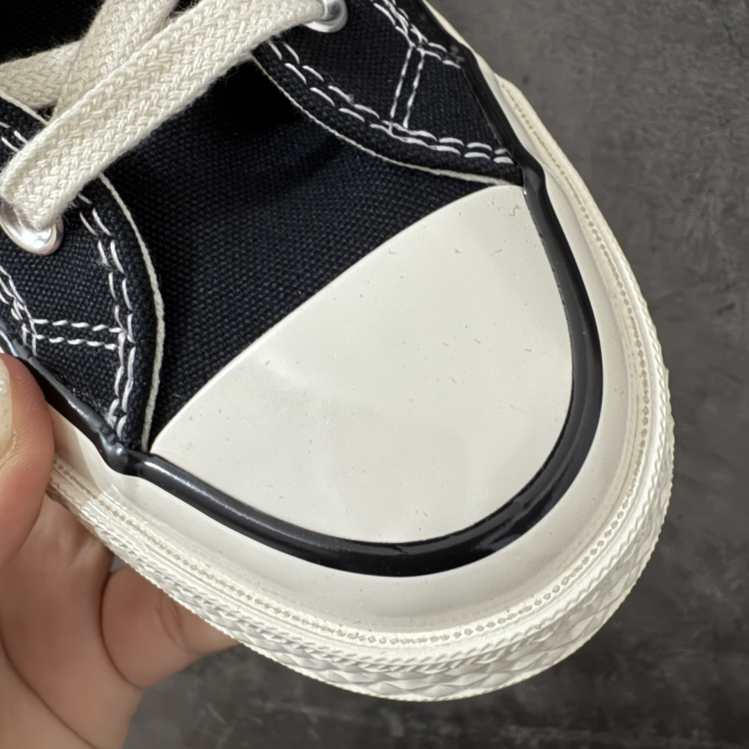 图片[4]-【虎扑2.0小头版】 Converse CHUCK 70 X 匡威1970s 舒适运动 高帮 帆布鞋 男女同款 黑色 A24225C 全新开发 不仅仅为小鞋头 细节 材料 做工 全方位升级 经典永不过时 十年老厂出品 平台正品订单 超稳定的品控清洁度 全套原厂材料配置 原厂硫化工艺 油性扁平尖头 原厂楦头纸板数据 一体化超软蓝底加持 超软EVA鞋垫 后掌灰色缓震胶 脚感一比一还原 耐磨橡胶大底 越南产内外标 原盒黑色吊牌 超高清洁度 随意冲正 如有更好白送 尺码：35 36 36.5 37 37.5 38 39 39.5 40 41 41.5 42 42.5 43 44-选品中心