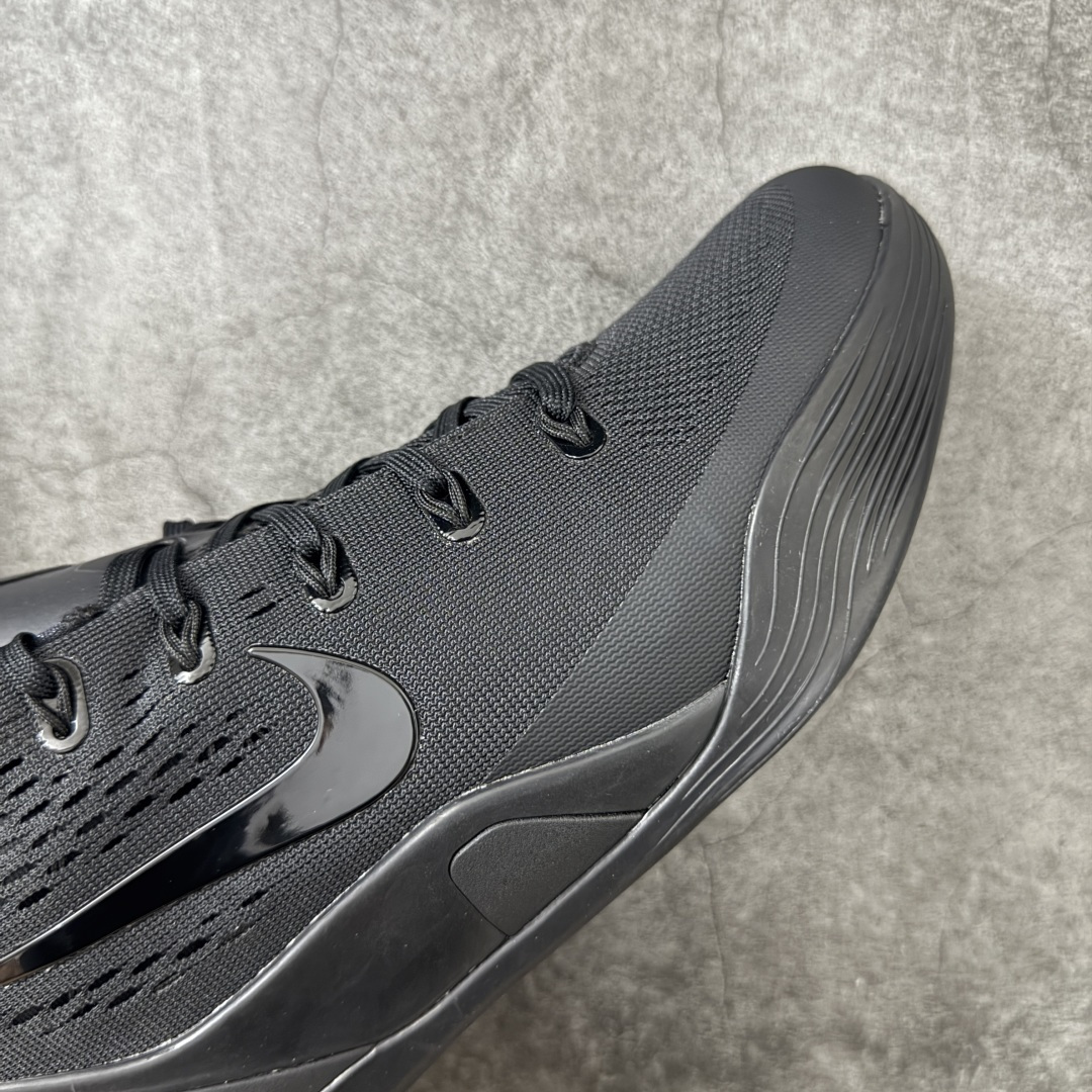 图片[6]-【S2纯原版】Nike Kobe 9 Elite EM TB P 纯黑全黑色 S2纯原生产线 科比九代 #React科技鞋垫加持 实战配置直接拉满 #原楦纸板开发 鞋身流线型、后跟塑形，区分土肥圆 #原厂针织鞋面一针一线匹配原版 #全身鞋材卡料色独家定制 热压印SWOOSH #真实底模最大48.5 实战利器 专供海外市场 货号：IH5095-002 尺码：40 40.5 41 42 42.5 43 44 44.5 45 46 47.5 48.5 （脚宽、脚胖 建议买大半码）-选品中心