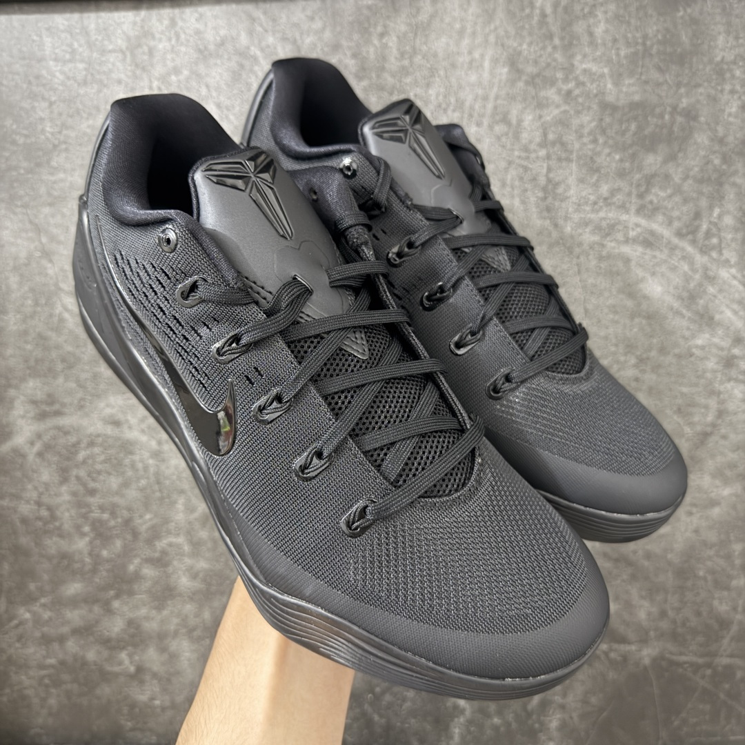 【S2纯原版】Nike Kobe 9 Elite EM TB P 纯黑全黑色 S2纯原生产线 科比九代 #React科技鞋垫加持 实战配置直接拉满 #原楦纸板开发 鞋身流线型、后跟塑形，区分土肥圆 #原厂针织鞋面一针一线匹配原版 #全身鞋材卡料色独家定制 热压印SWOOSH #真实底模最大48.5 实战利器 专供海外市场 货号：IH5095-002 尺码：40 40.5 41 42 42.5 43 44 44.5 45 46 47.5 48.5 （脚宽、脚胖 建议买大半码）-选品中心