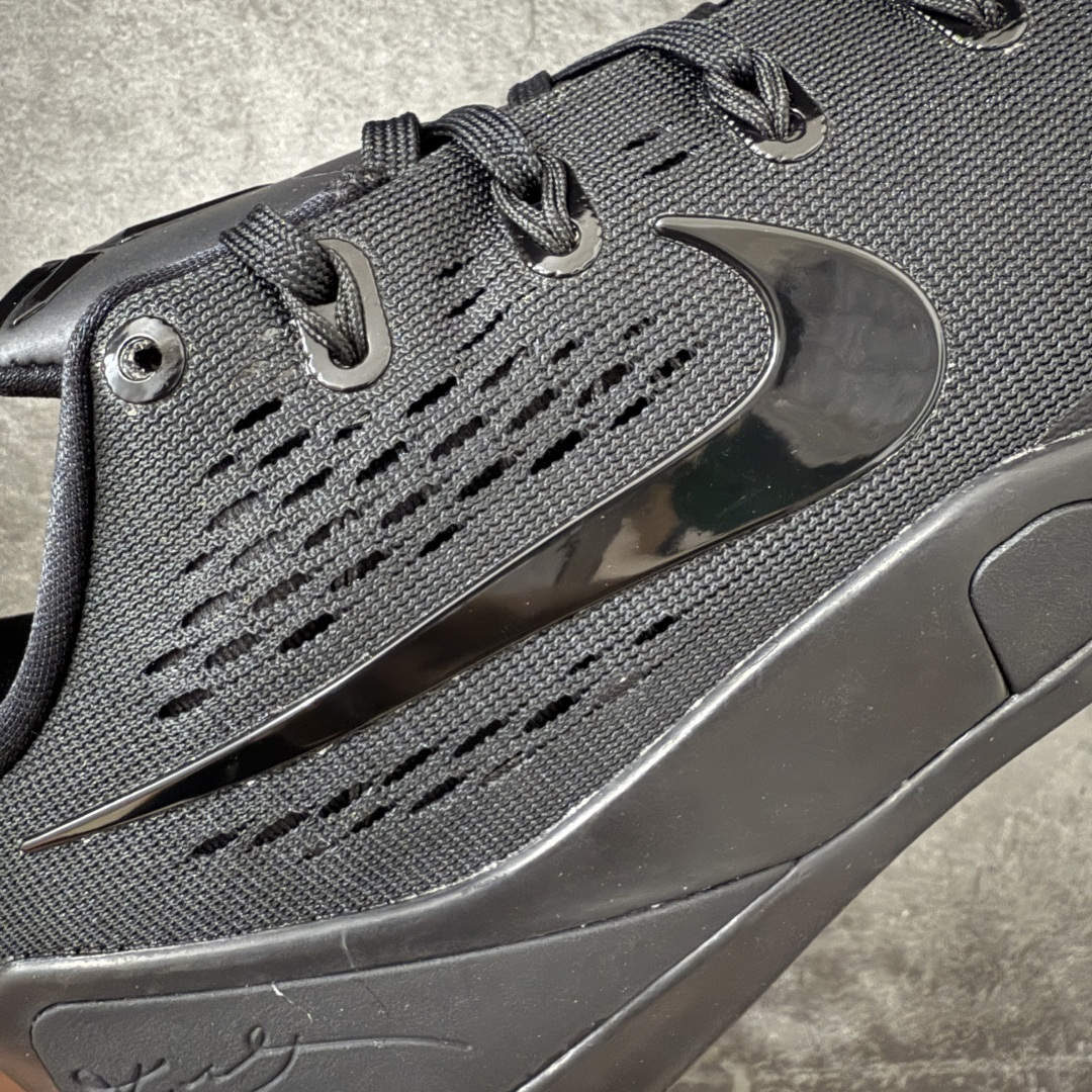 图片[4]-【S2纯原版】Nike Kobe 9 Elite EM TB P 纯黑全黑色 S2纯原生产线 科比九代 #React科技鞋垫加持 实战配置直接拉满 #原楦纸板开发 鞋身流线型、后跟塑形，区分土肥圆 #原厂针织鞋面一针一线匹配原版 #全身鞋材卡料色独家定制 热压印SWOOSH #真实底模最大48.5 实战利器 专供海外市场 货号：IH5095-002 尺码：40 40.5 41 42 42.5 43 44 44.5 45 46 47.5 48.5 （脚宽、脚胖 建议买大半码）-选品中心