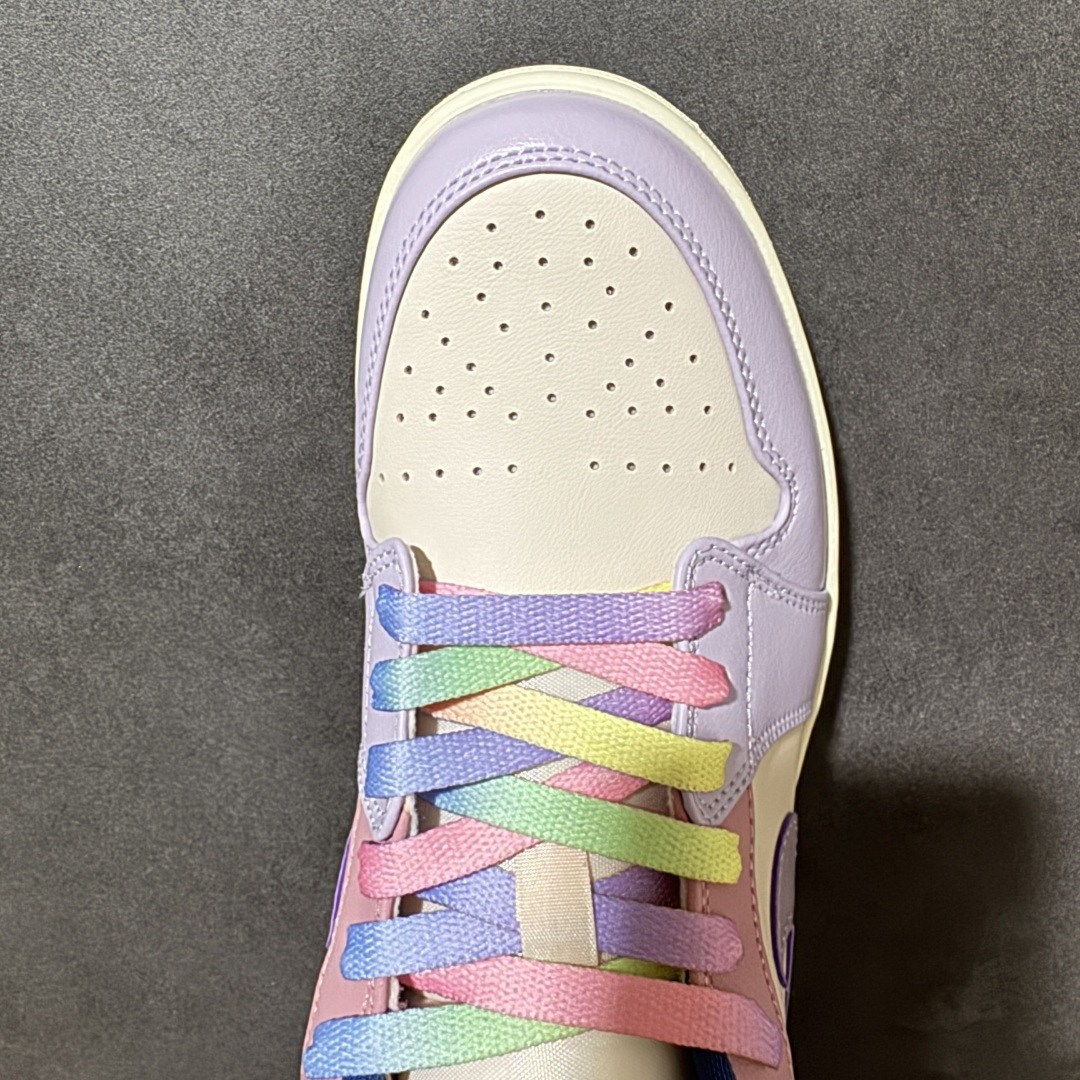 图片[5]-【公司级】Nike Jordan Air Jordan 1 low 皮革 潮流 彩蛋 复活节 减震支撑轻便 低帮 复古篮球鞋 女款 颜色；粉紫色 货号；DZ2768-651 尺码；36-45（带半码）-选品中心