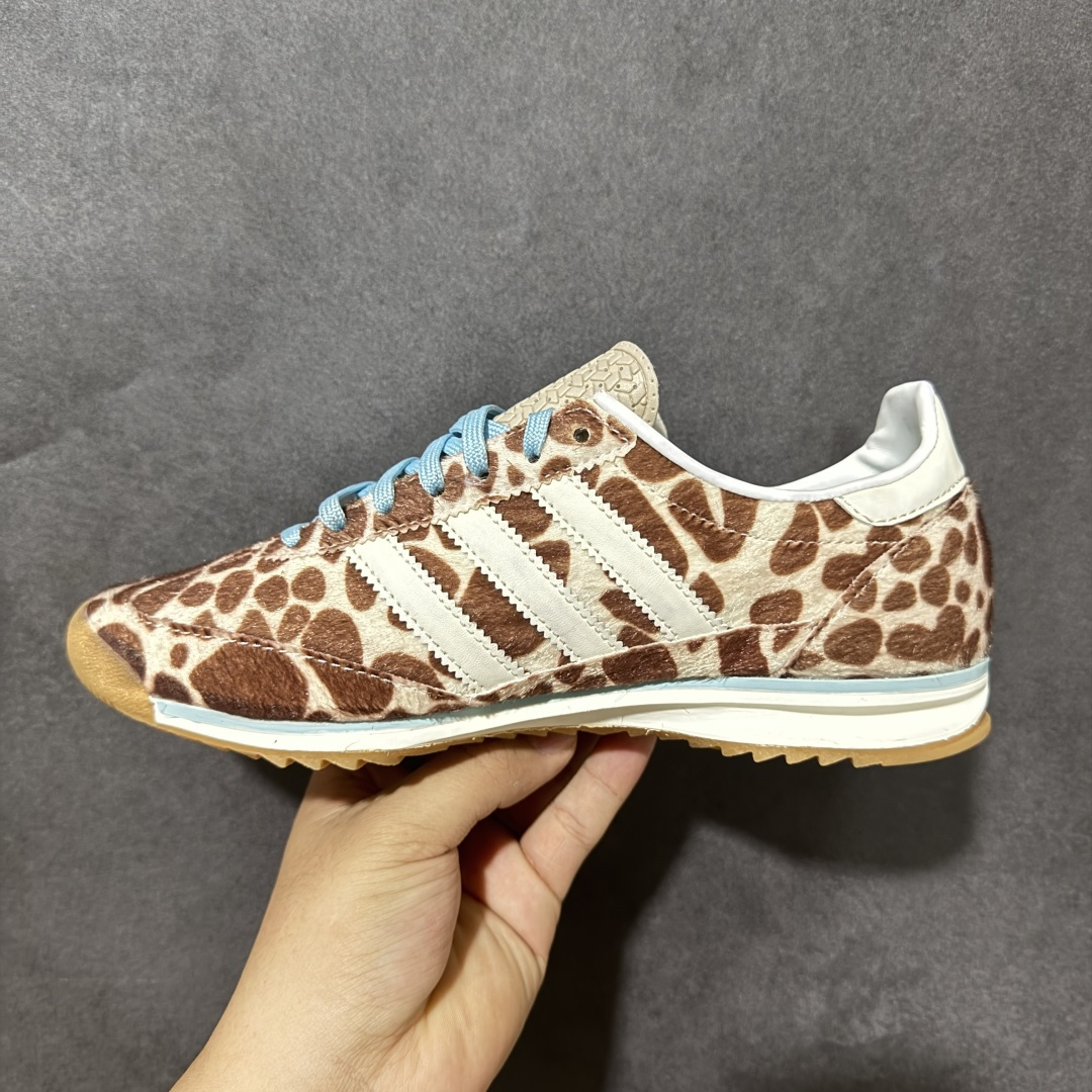 图片[2]-【公司级】adidas originals SL 72 OG T头鞋 经典舒适动物纹 生活休闲鞋 男女款 亚麻晶棕 货号：KH8967 尺码：36-45带半码-选品中心