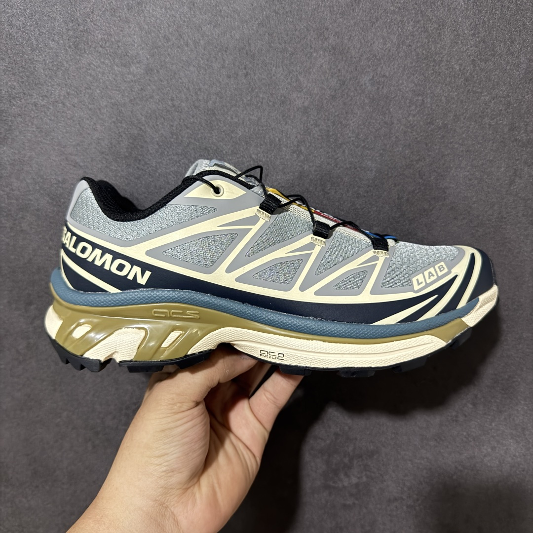 【福利C版】 Salomon XT-6 萨洛蒙 户外跑鞋 大厂出品 越野机能户外休闲跑鞋 采用耐磨牛巴革组合防护透气网布鞋面材质 牛角扣系带开合 欧索莱环保去臭环型组合鞋垫 外置3D Chassis鞋底结构组合Contagrip耐磨胶状材质 尺码:36-46-选品中心