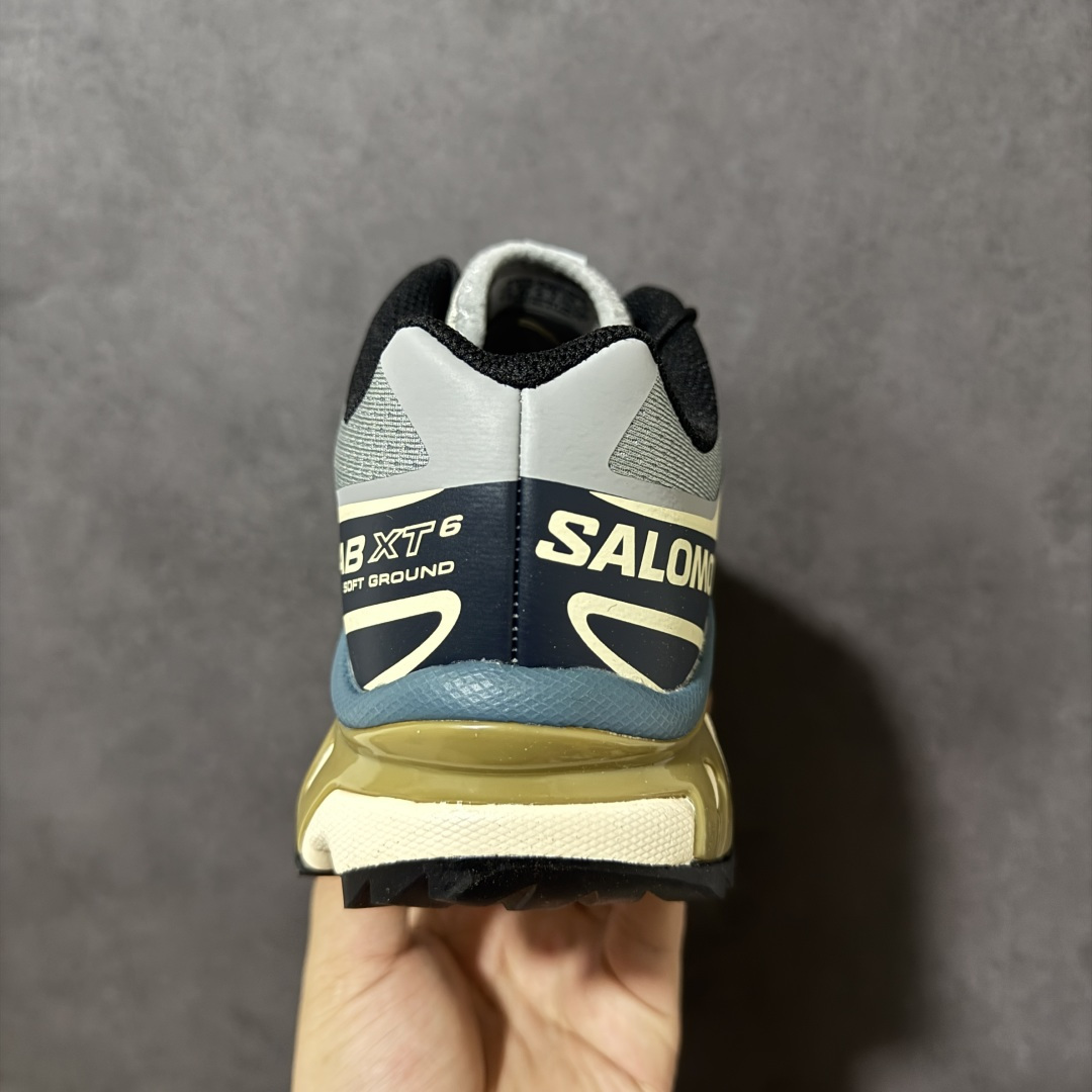 图片[4]-【福利C版】 Salomon XT-6 萨洛蒙 户外跑鞋 大厂出品 越野机能户外休闲跑鞋 采用耐磨牛巴革组合防护透气网布鞋面材质 牛角扣系带开合 欧索莱环保去臭环型组合鞋垫 外置3D Chassis鞋底结构组合Contagrip耐磨胶状材质 尺码：36-46-选品中心