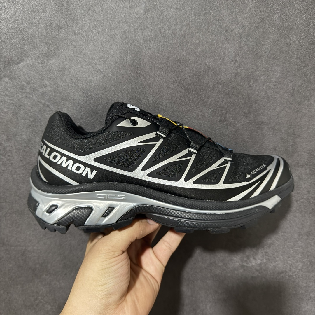 图片[2]-【福利C版】 Salomon XT-6 萨洛蒙 户外跑鞋 大厂出品 越野机能户外休闲跑鞋 采用耐磨牛巴革组合防护透气网布鞋面材质 牛角扣系带开合 欧索莱环保去臭环型组合鞋垫 外置3D Chassis鞋底结构组合Contagrip耐磨胶状材质 尺码：36-46-选品中心